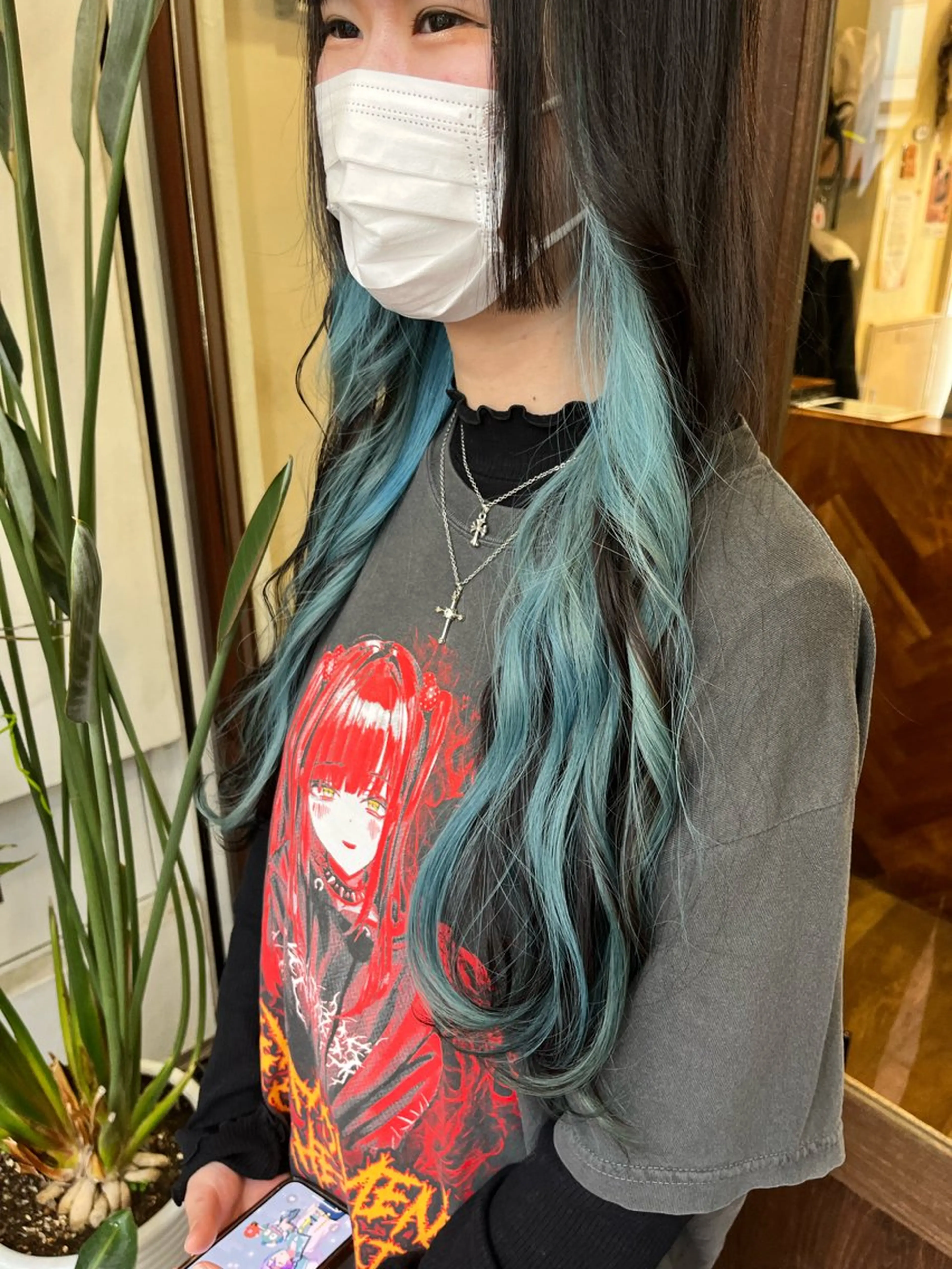 ミディアム カラー インナーカラー ヘアカラー トリートメント 🫧ハイトーン/ ブリーチ🫧白石航汰のヘアスタイル