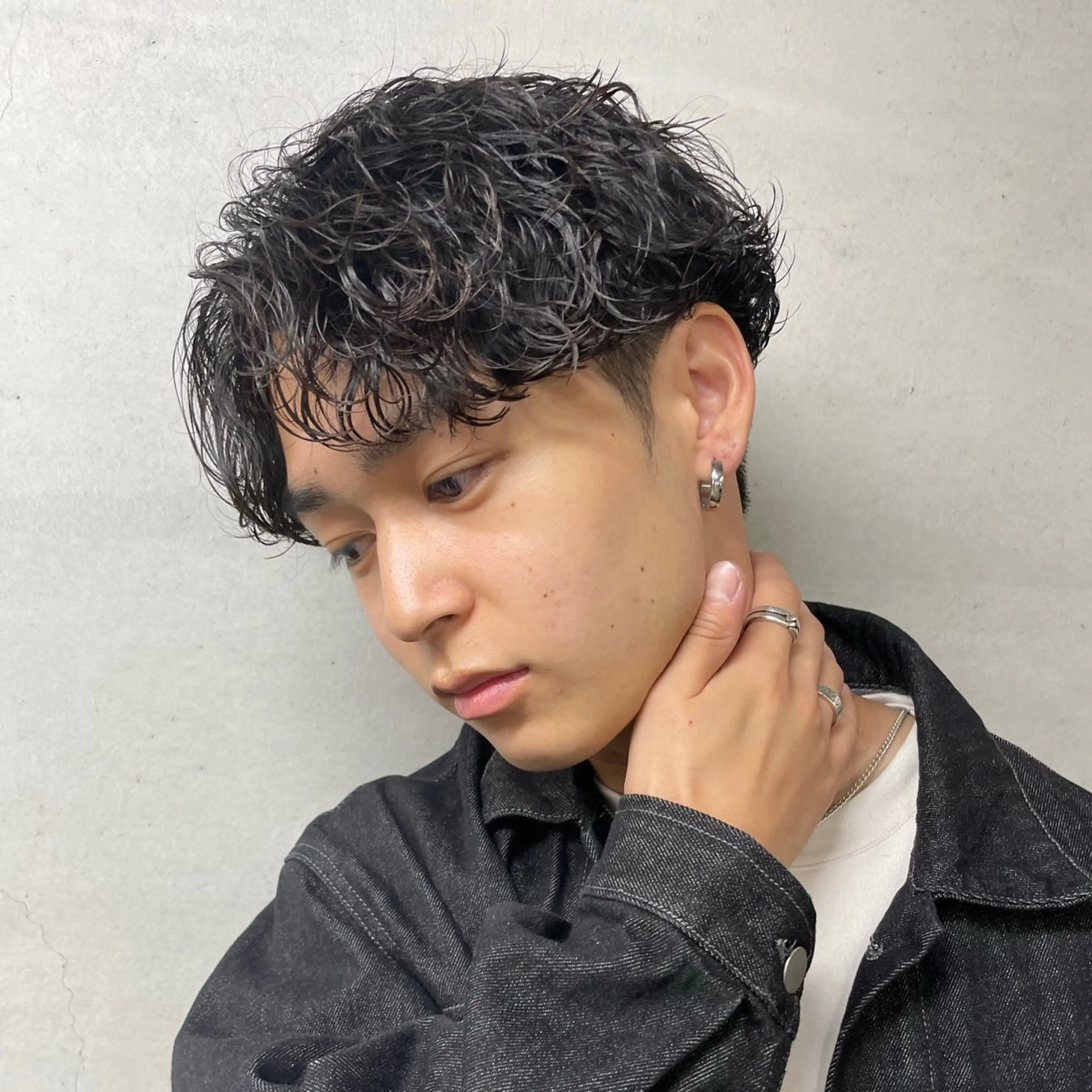 ショート カラー パーマ ヘアアレンジ メンズ 亀井隆汰/メンズ専門 パーマ特化美容師のヘアスタイル