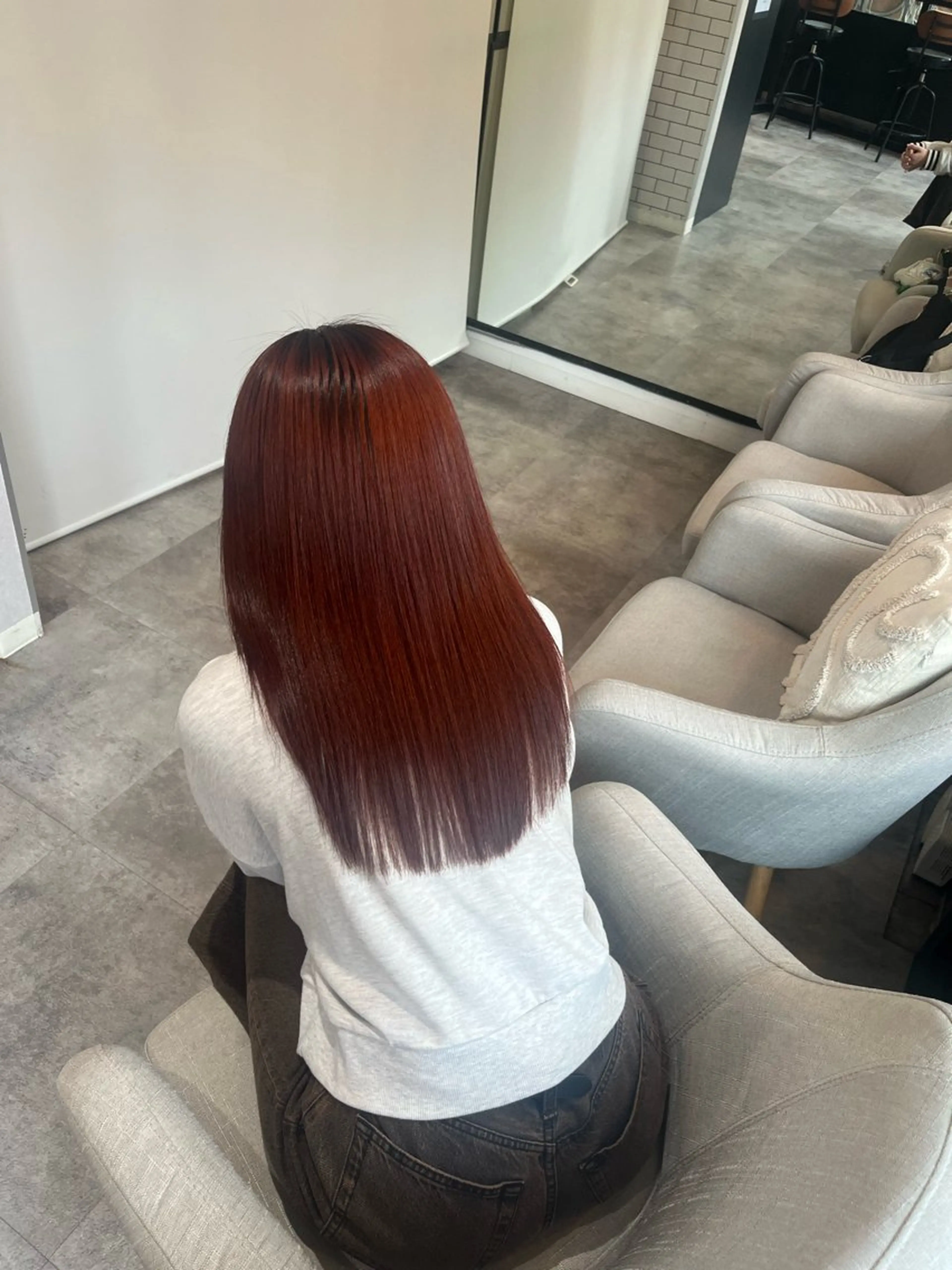 ロング カラー ブリーチ ダブルカラー ブリーチなしカラー 縮毛矯正 🌟カットモデル 募集中🌟りかのヘアスタイル