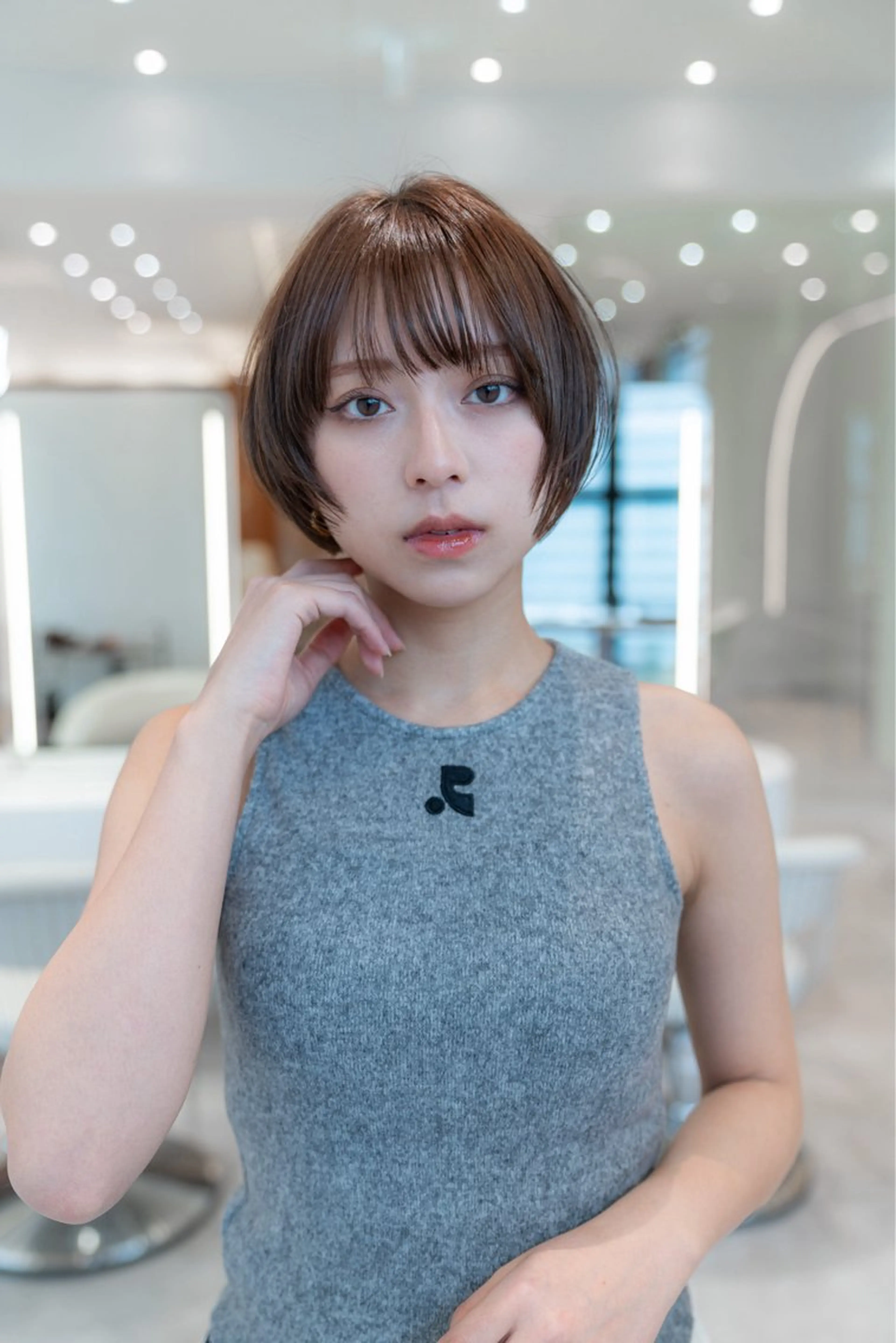 ショート カラー カット ヘアカラー トリートメント 🉐レイヤー/塩見 弘樹🉐渋谷のヘアスタイル