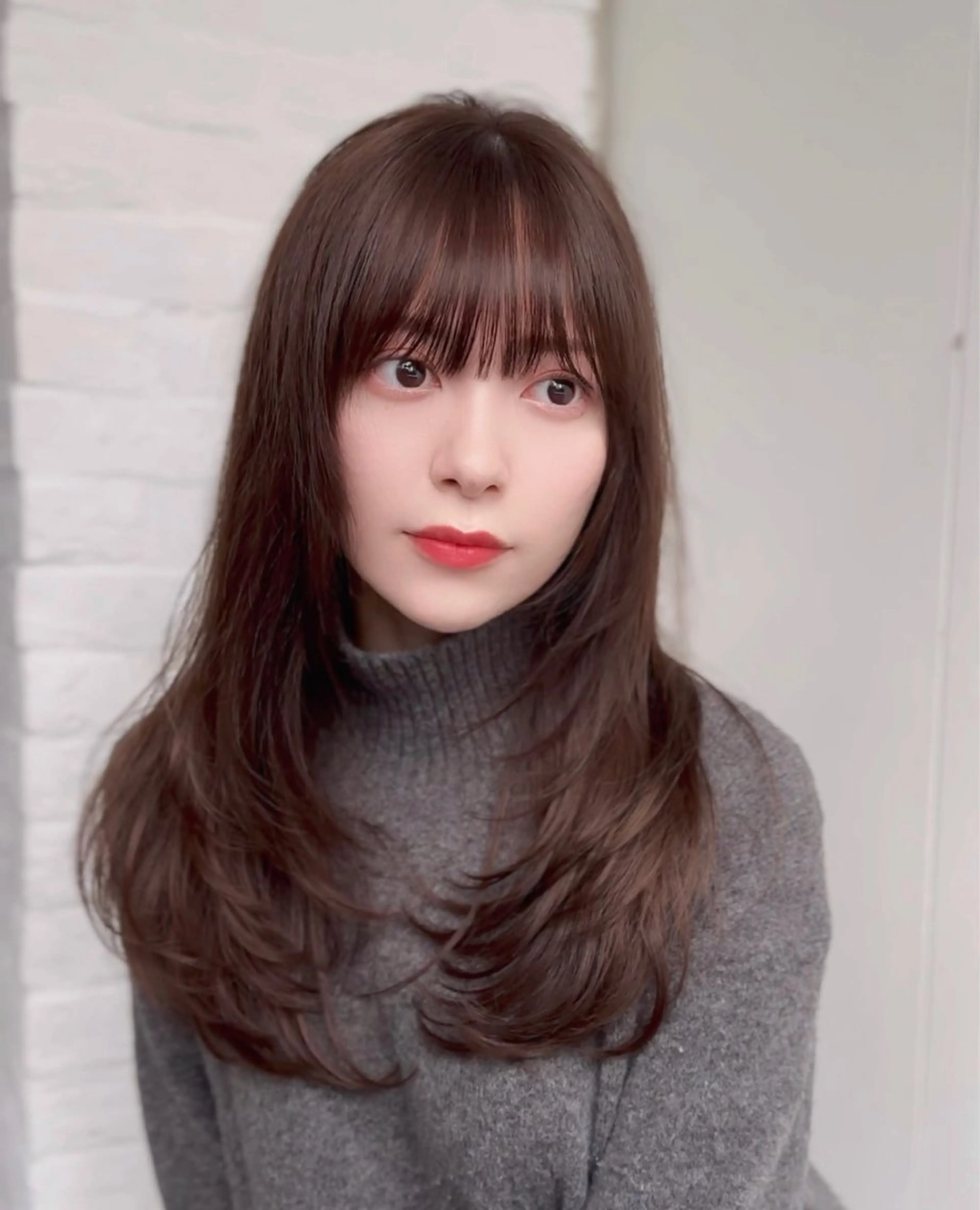セミロング カラー ヘアアレンジ 前髪顔まわりカット 🌈中村海聖のヘアスタイル