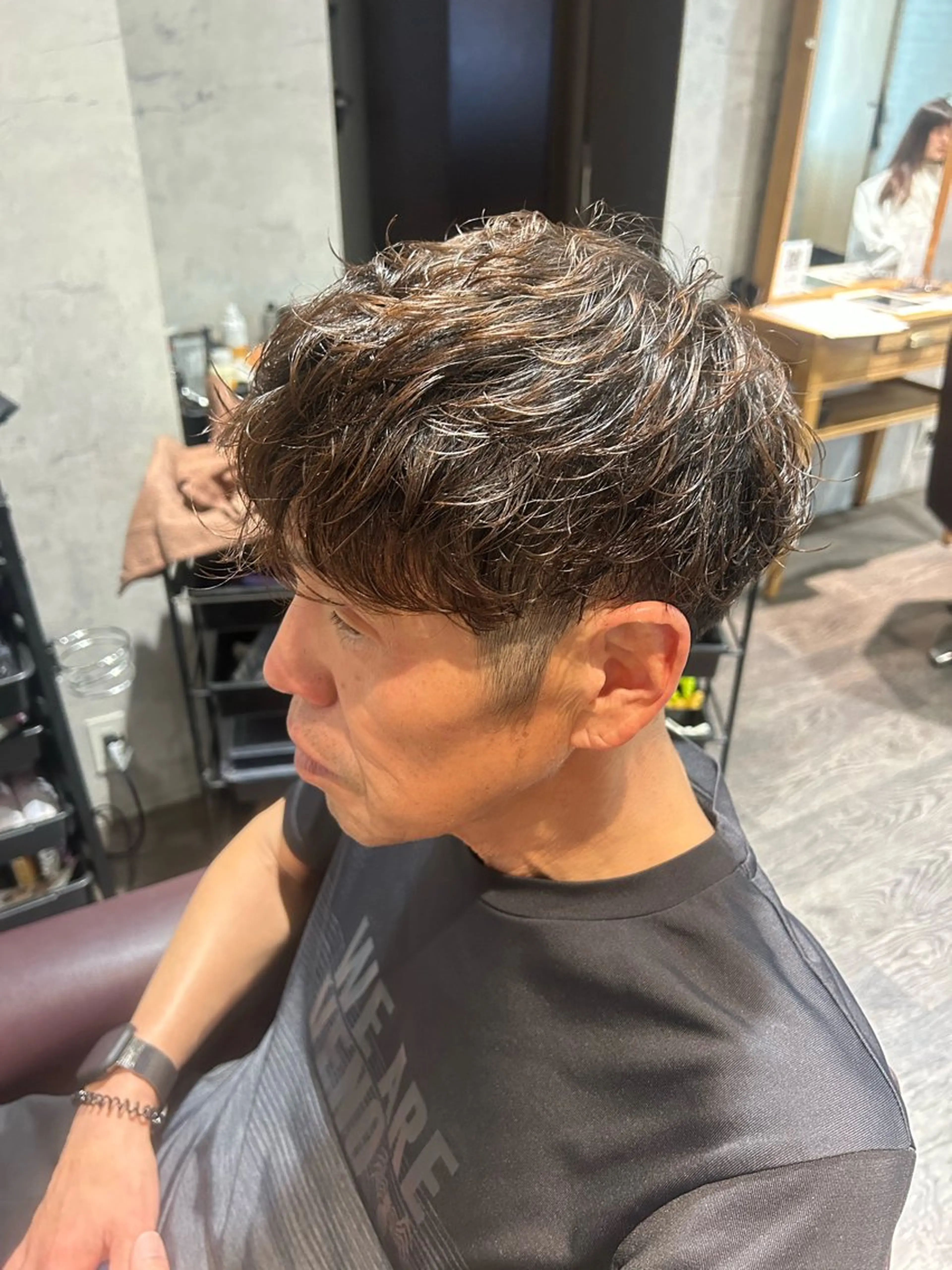 ショート パーマ ニュアンスパーマ カット パーマ パーソナルカラー 診断🍀マリンのヘアスタイル