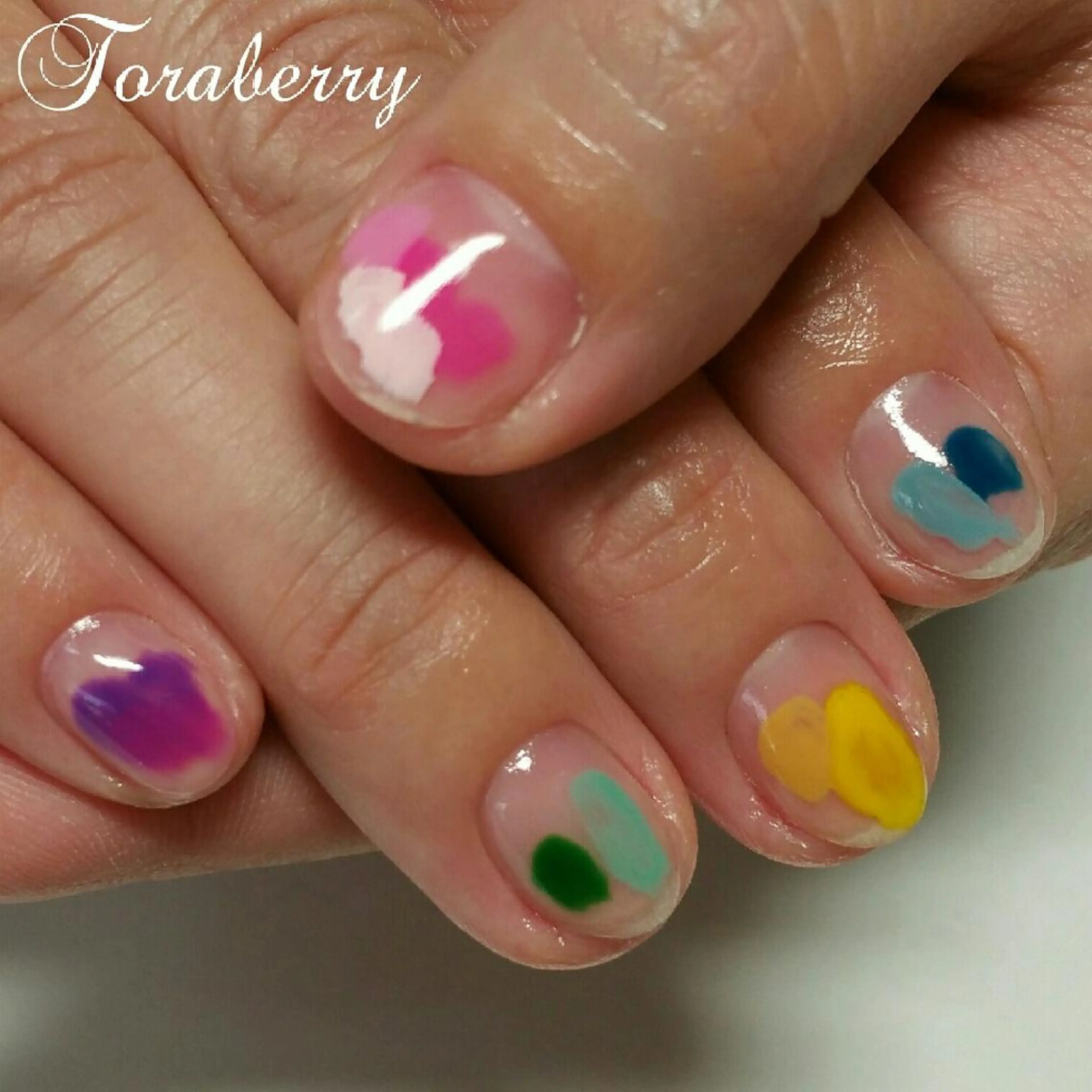 ネイル 持ち込み ニュアンスネイル ネイリスト なつみのネイルデザイン