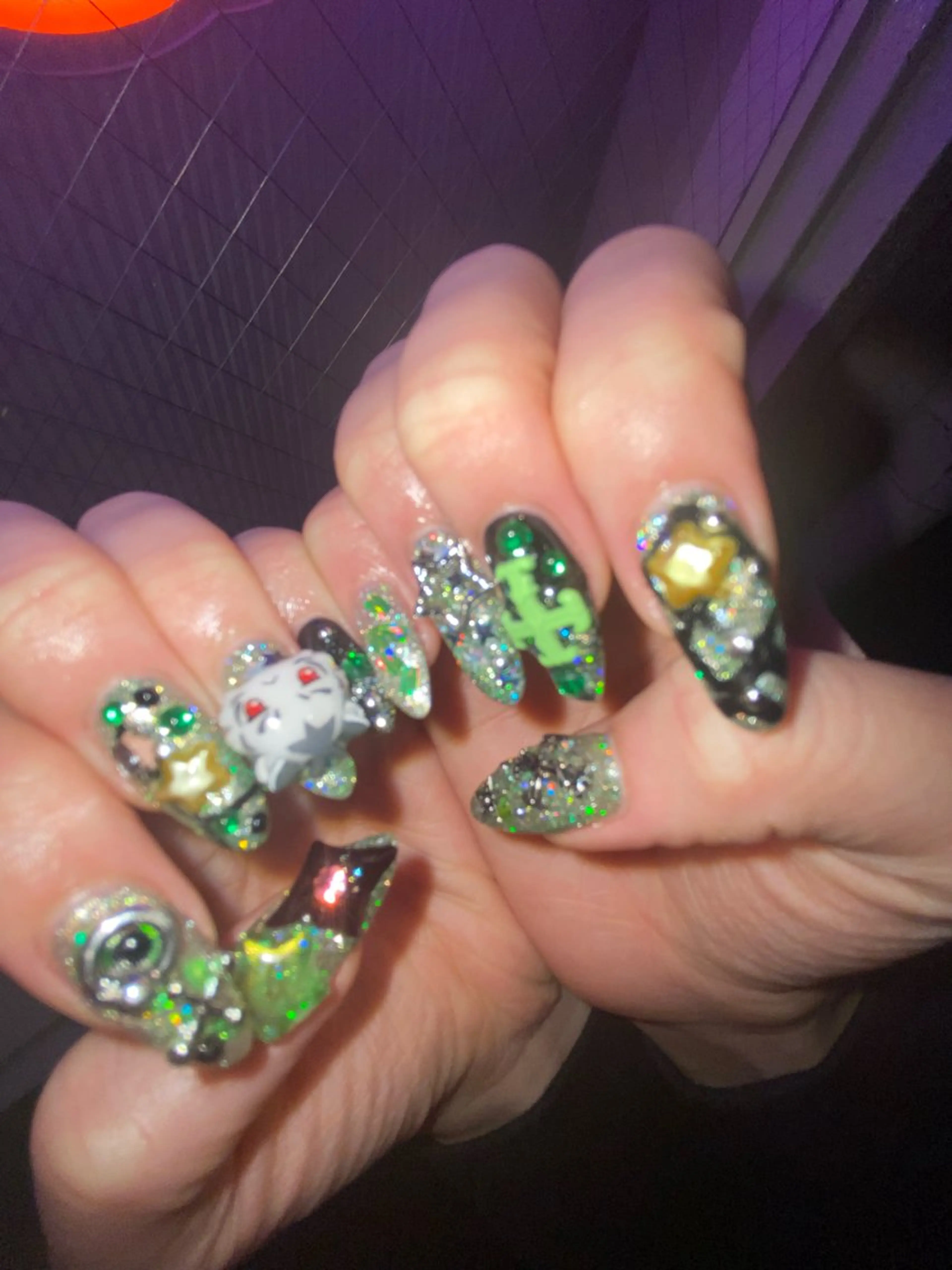 ネイル 持ち込み hana (..)個 性派/メンズネイル◎のネイルデザイン