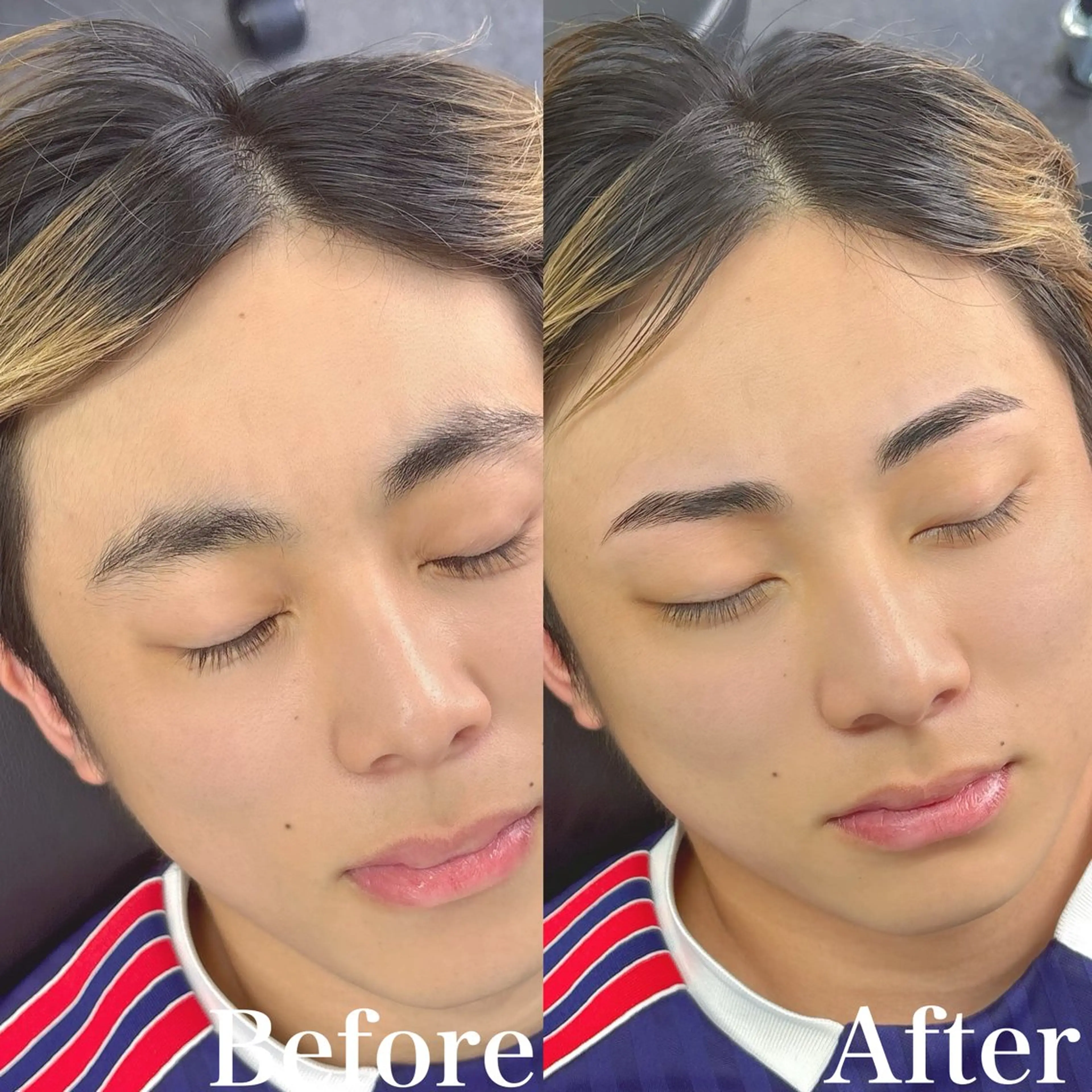 メンズ アイブロウ ワックス脱毛 眉カット 14日空きあり Yusukeの眉毛・アイブロウイメージ