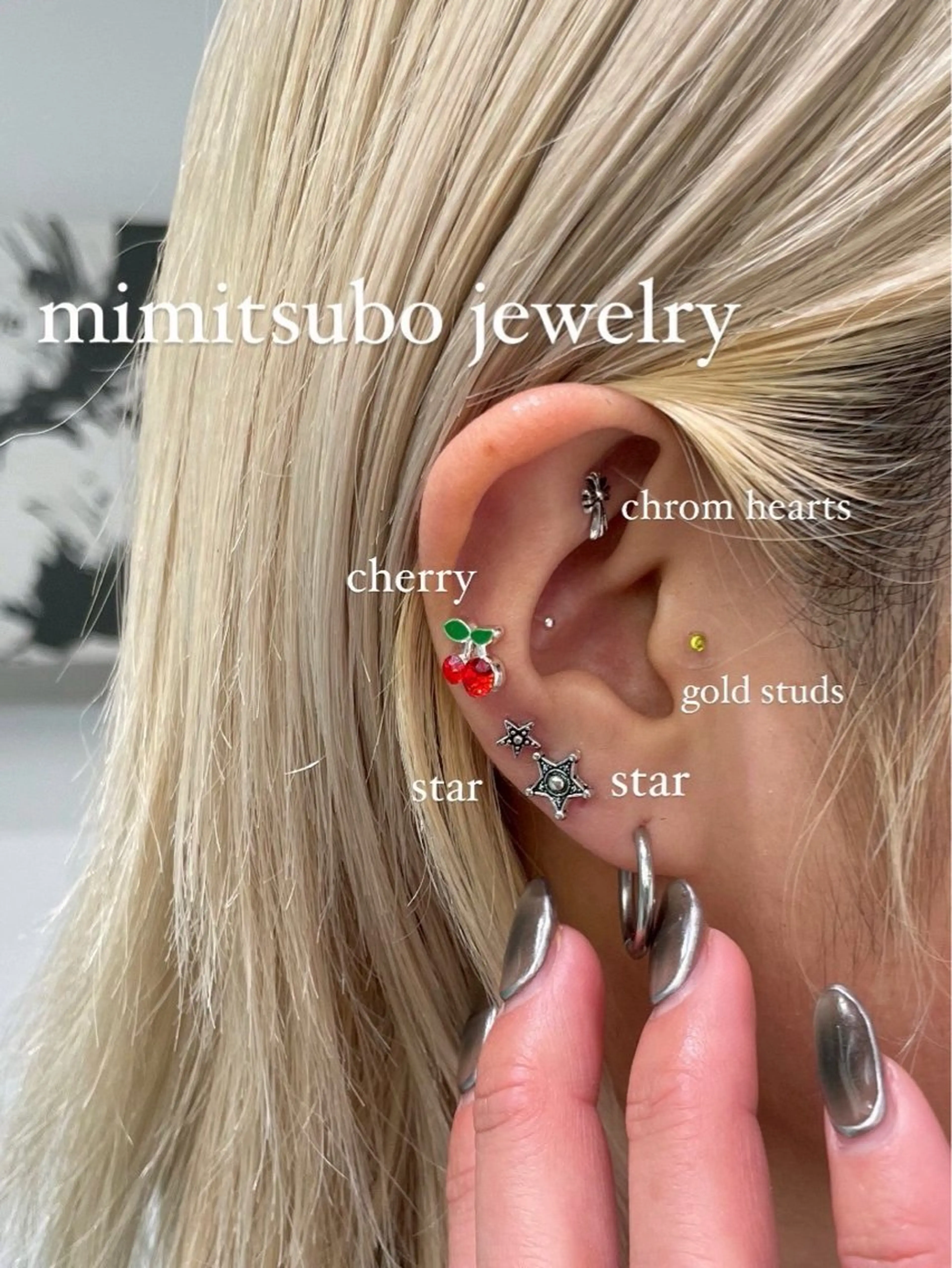 【大人気🪽🍓✅】耳つぼJewelryの写真