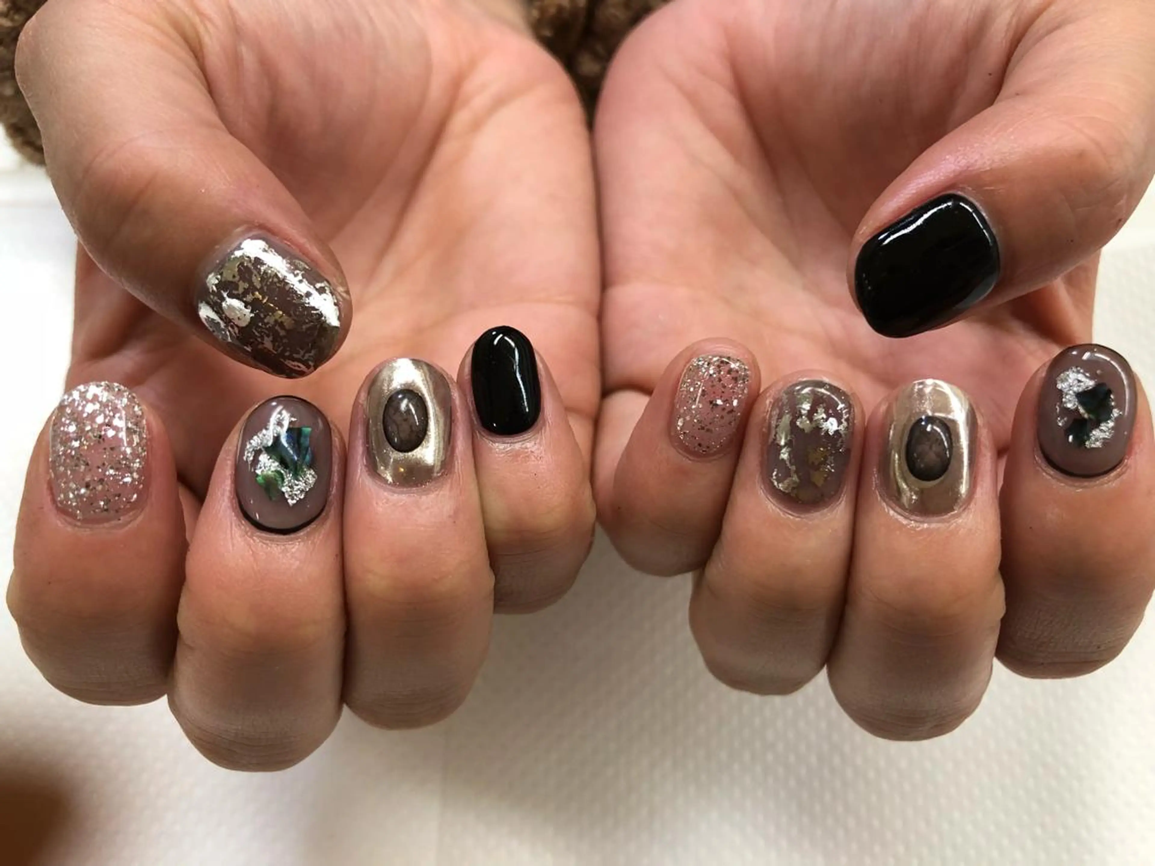 ネイル ハンドネイル umber 三茶1分のネイルデザイン