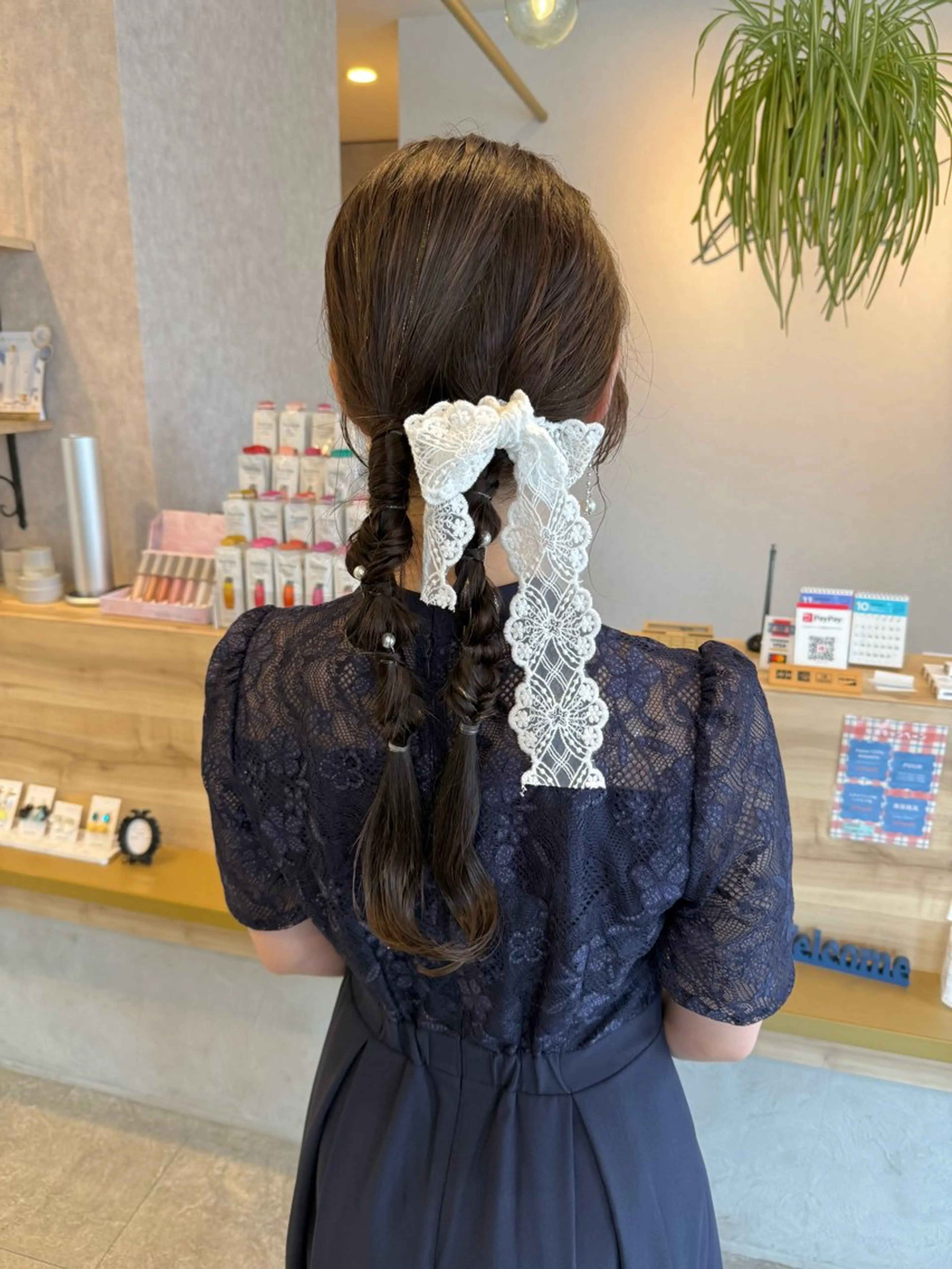 ロング ロング ヘアセット letterby novel  はるみのヘアスタイル