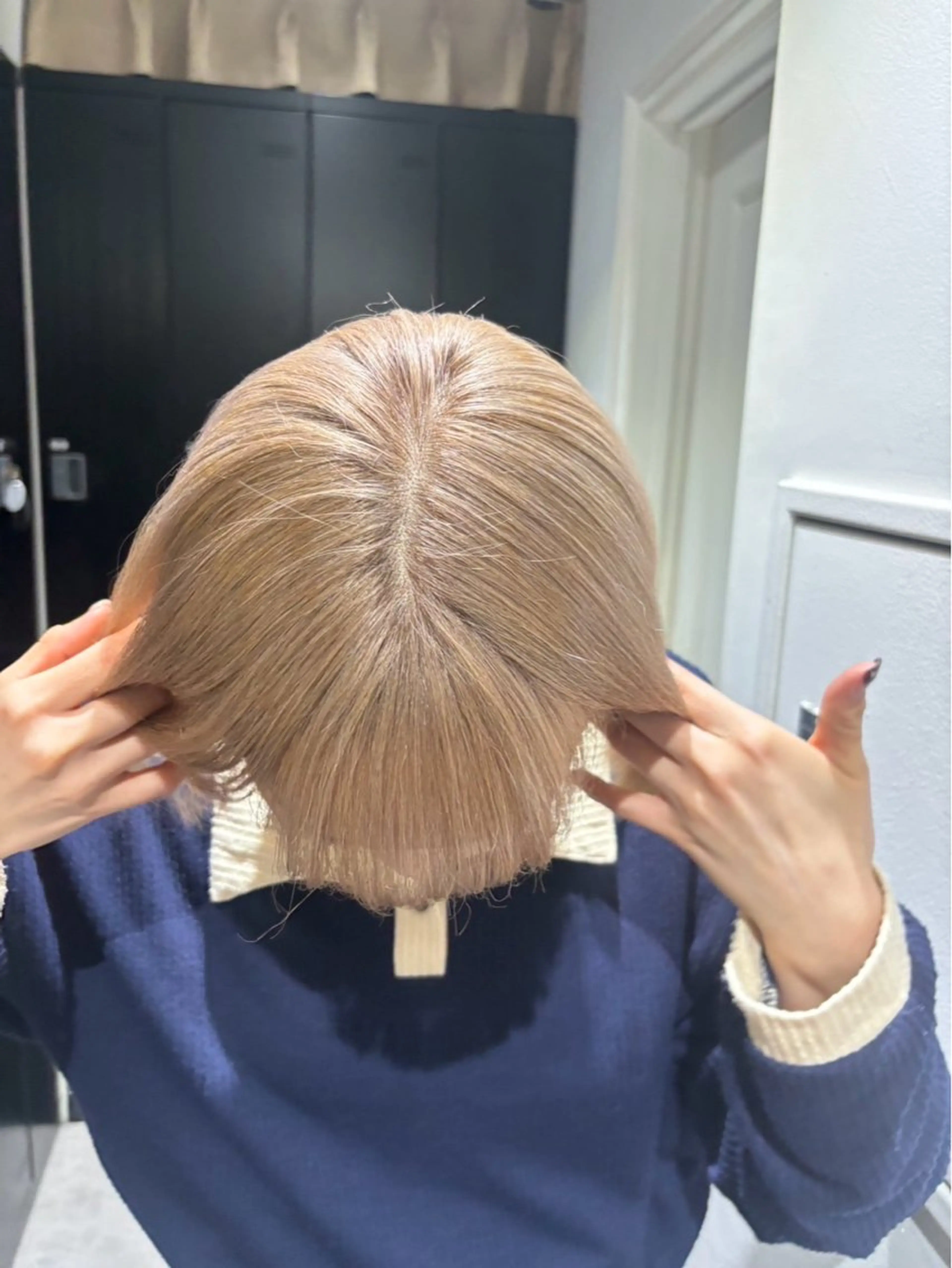 カラー ブリーチ ダブルカラー MINX青山店所属・結莉/ボブ/ 縮毛矯正のヘアスタイル