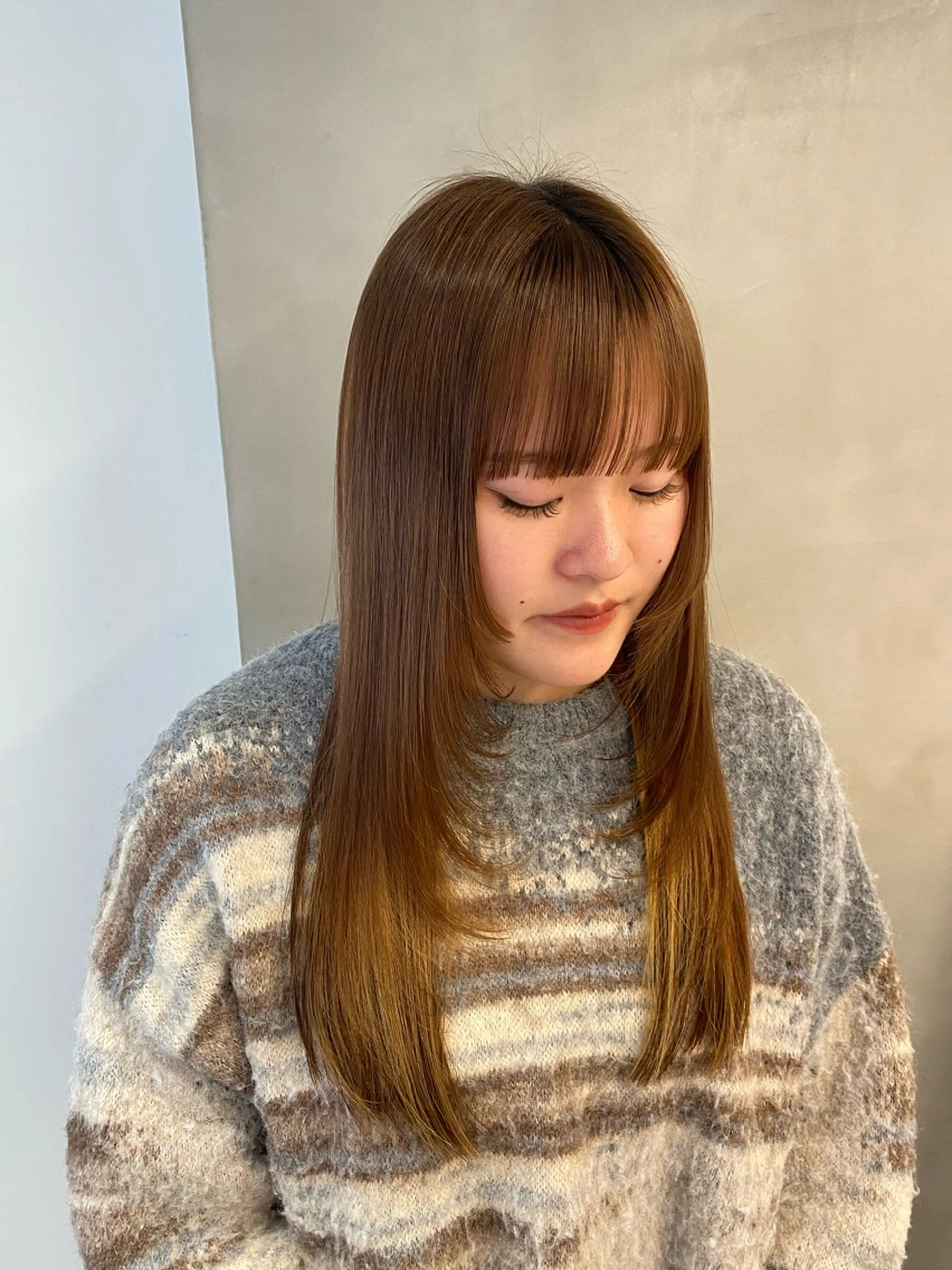 ロング カット トリートメント ヘッドスパ ヘアセット 似合わせレイヤー✨️ RIEのヘアスタイル