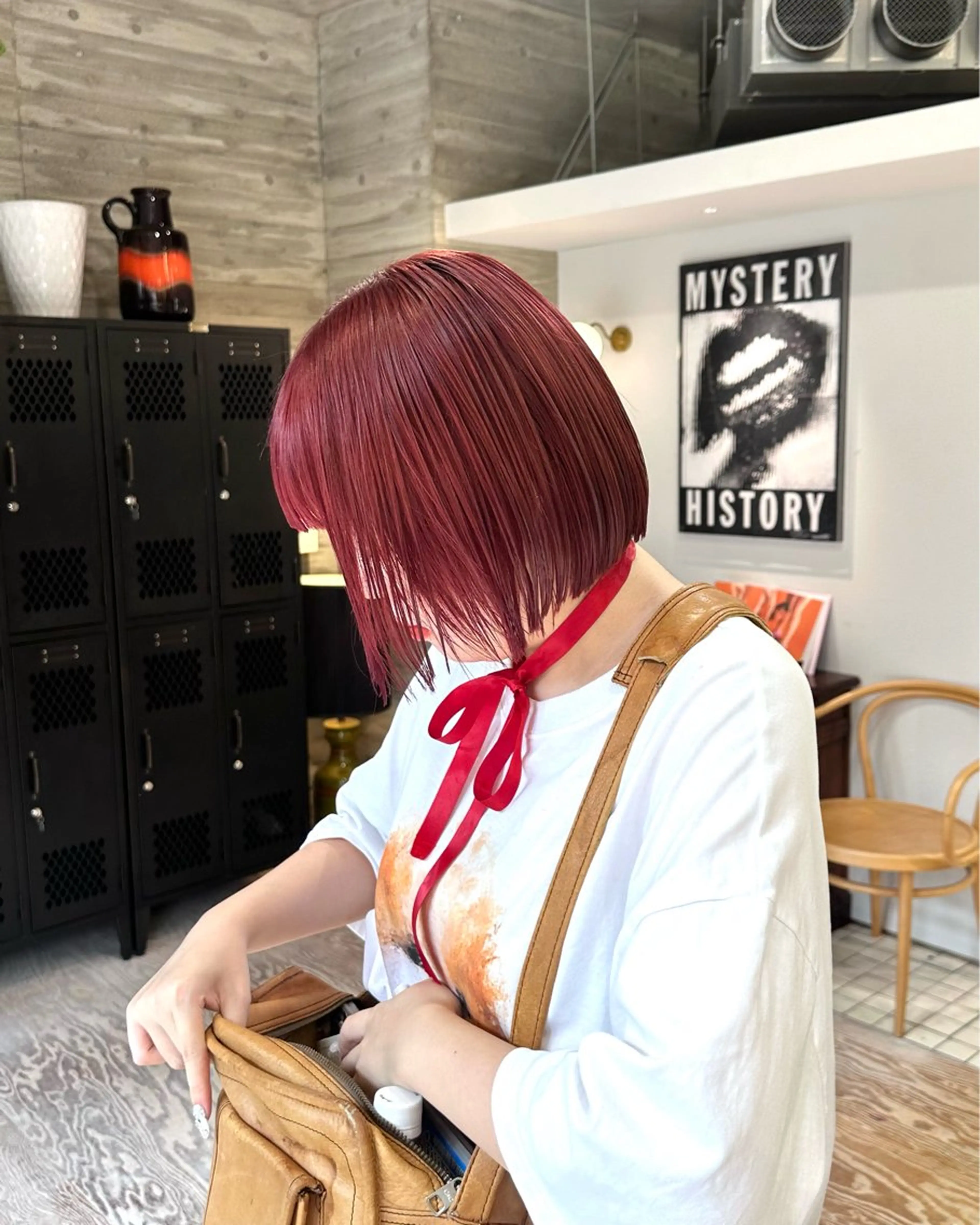 ショート ヘアカラー トリートメント ササキカズマ〻透明感 〻色落ち〻赤み消しのヘアスタイル