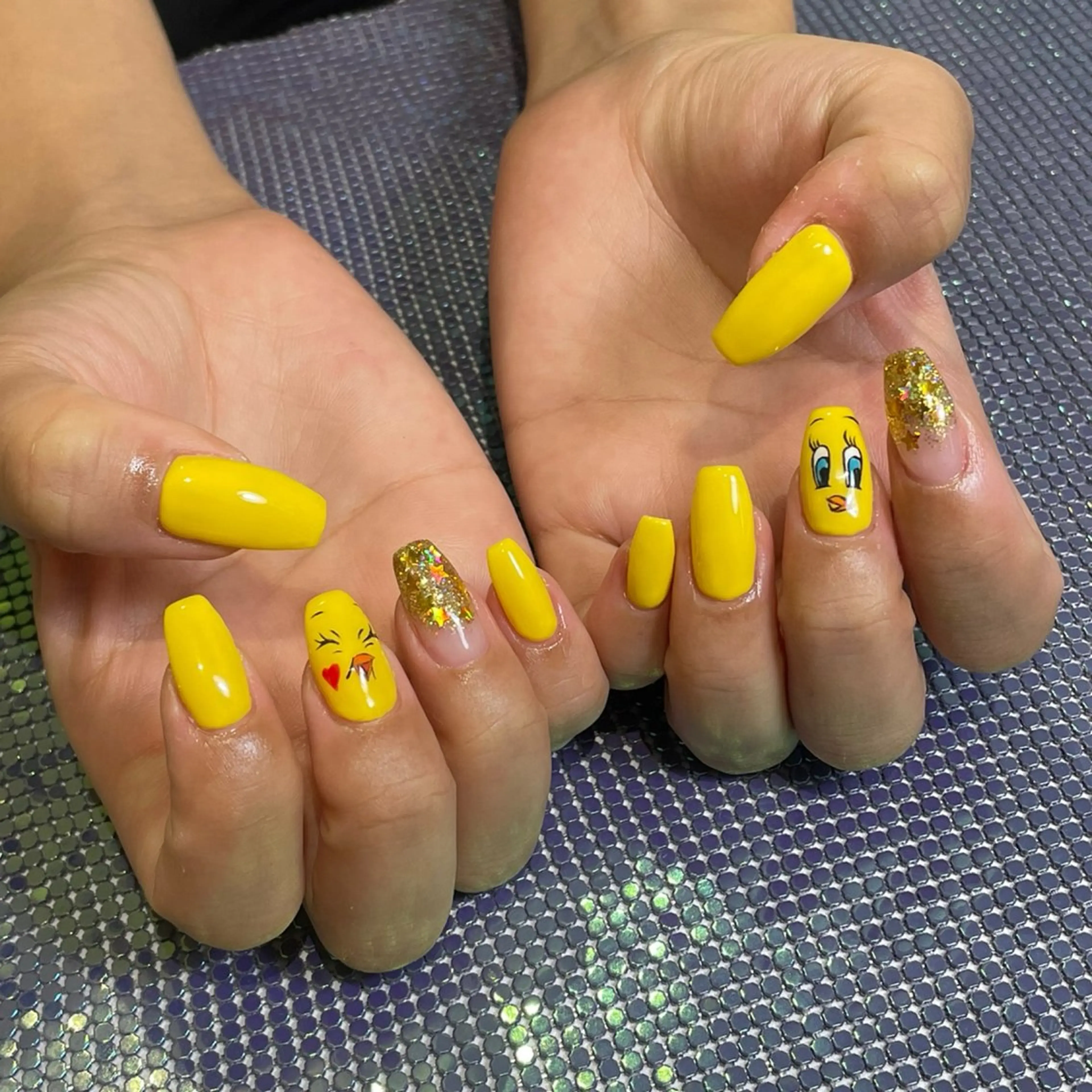 ネイル ラメ(グリッター) RICO Nail パーツつけ放題🌈のネイルデザイン