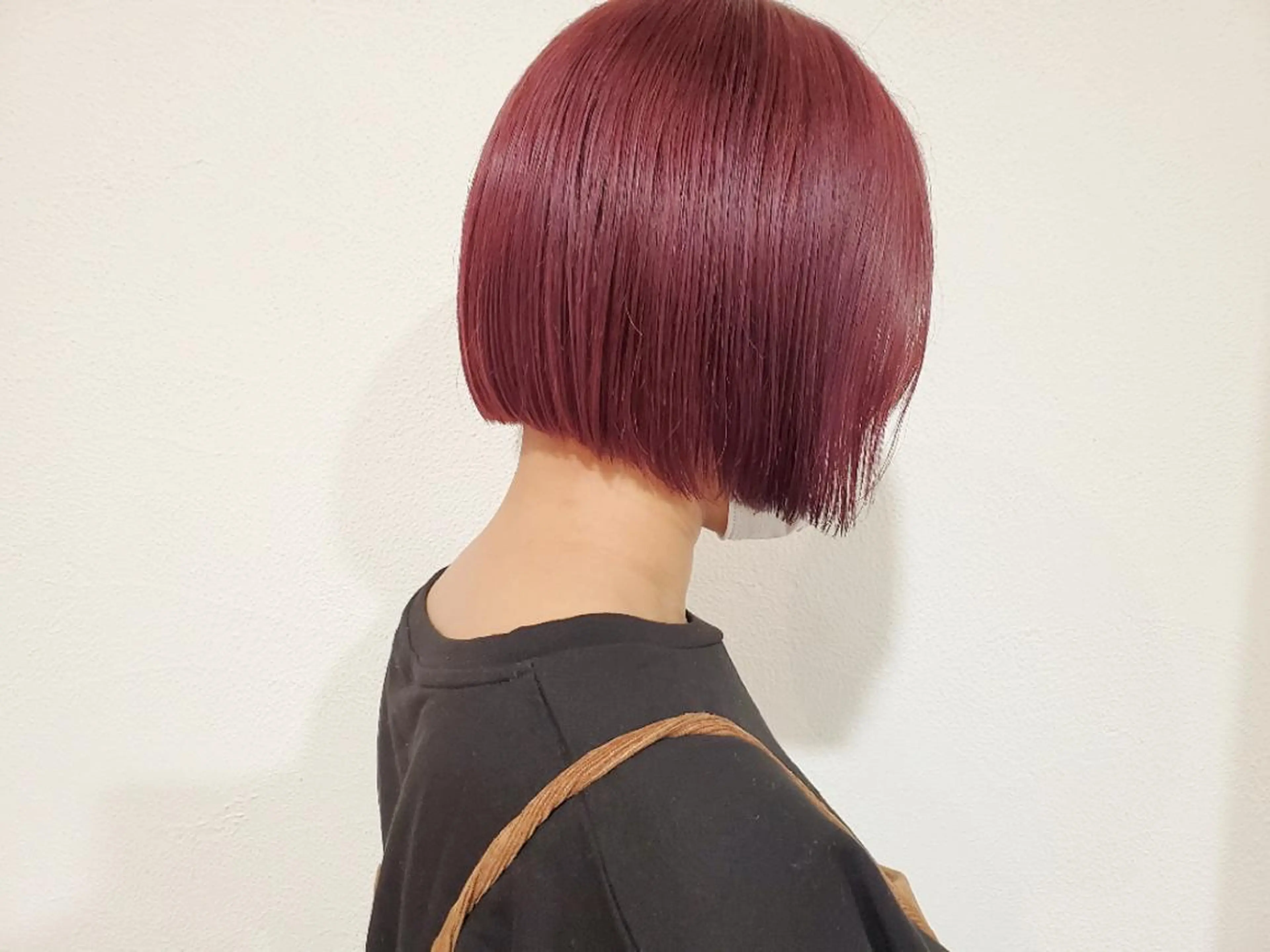 ショート カラー ピンクカラー ボブ ヘアカラー パ ルのヘアスタイル