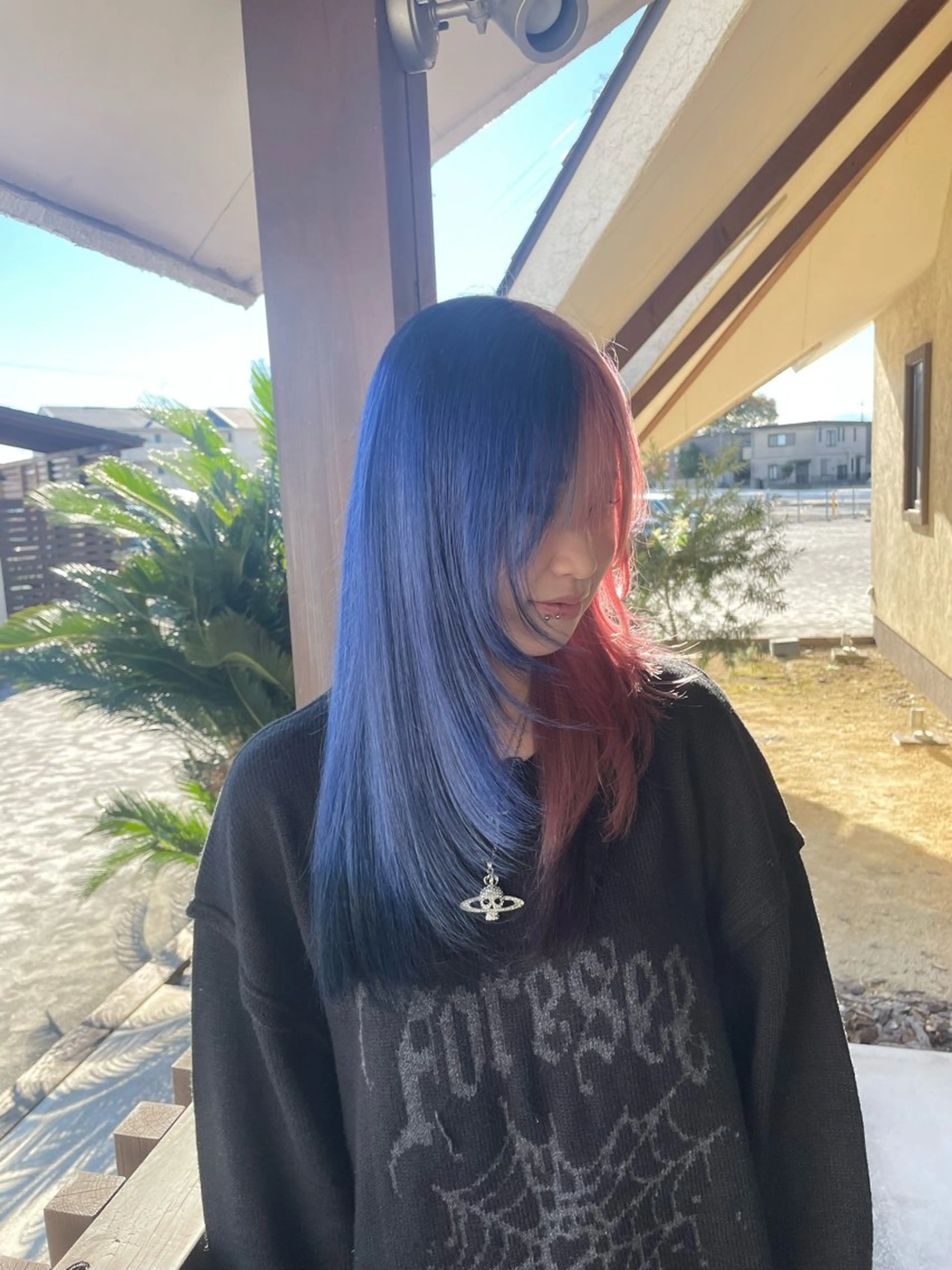 ロング カラー moe🥣ﾚｲﾔｰ ｶｯﾄ/透明感ｶﾗｰのヘアスタイル