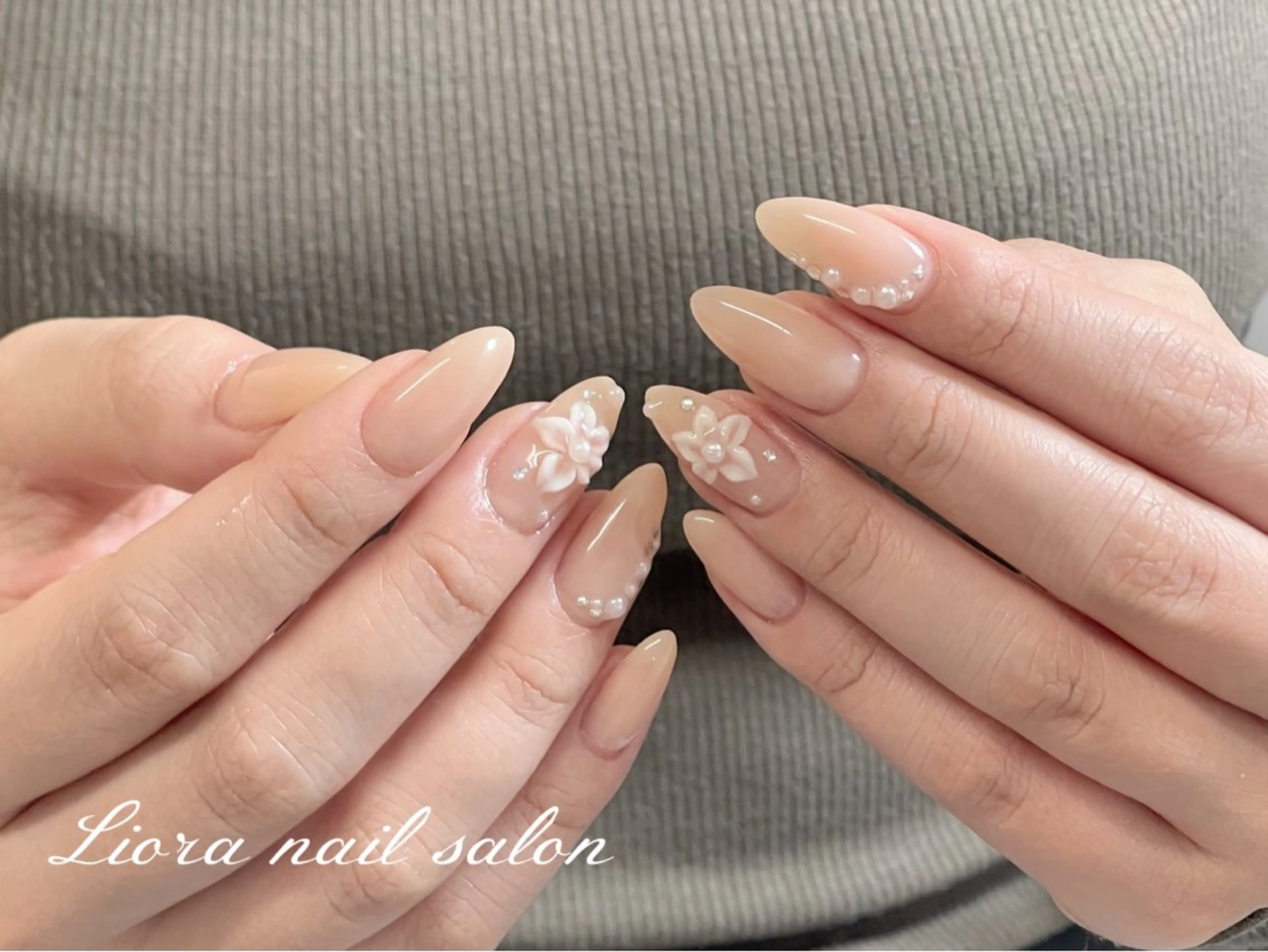 ネイル チークネイル フットネイル フレンチネイル ジェルネイル ガーリー ハンドネイル Liora nail スカルプ専門店のネイルデザイン