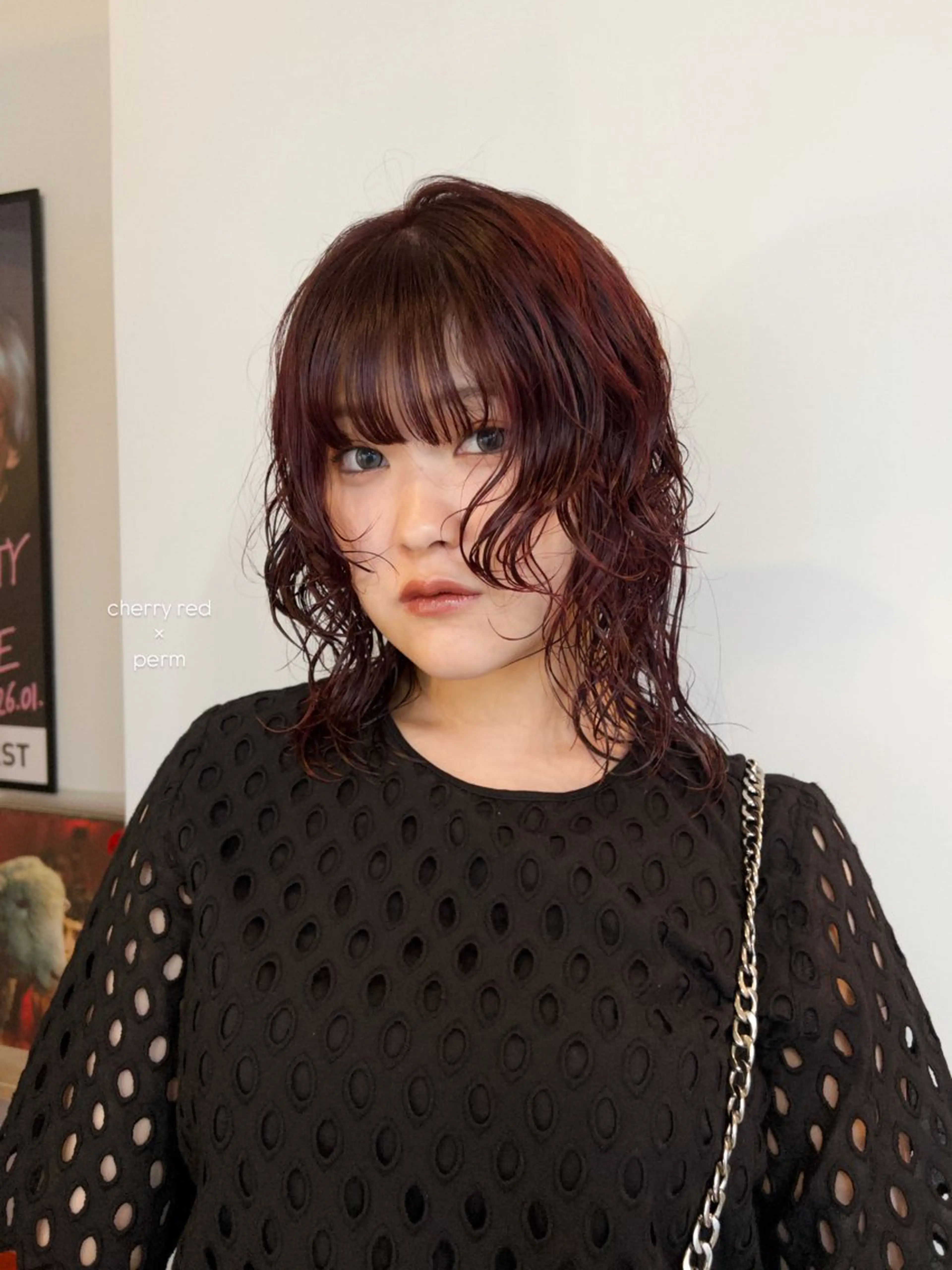 ミディアム カラー パーマ ヘアカラー Kii/fiika/ 天神今泉🍑neneのヘアスタイル