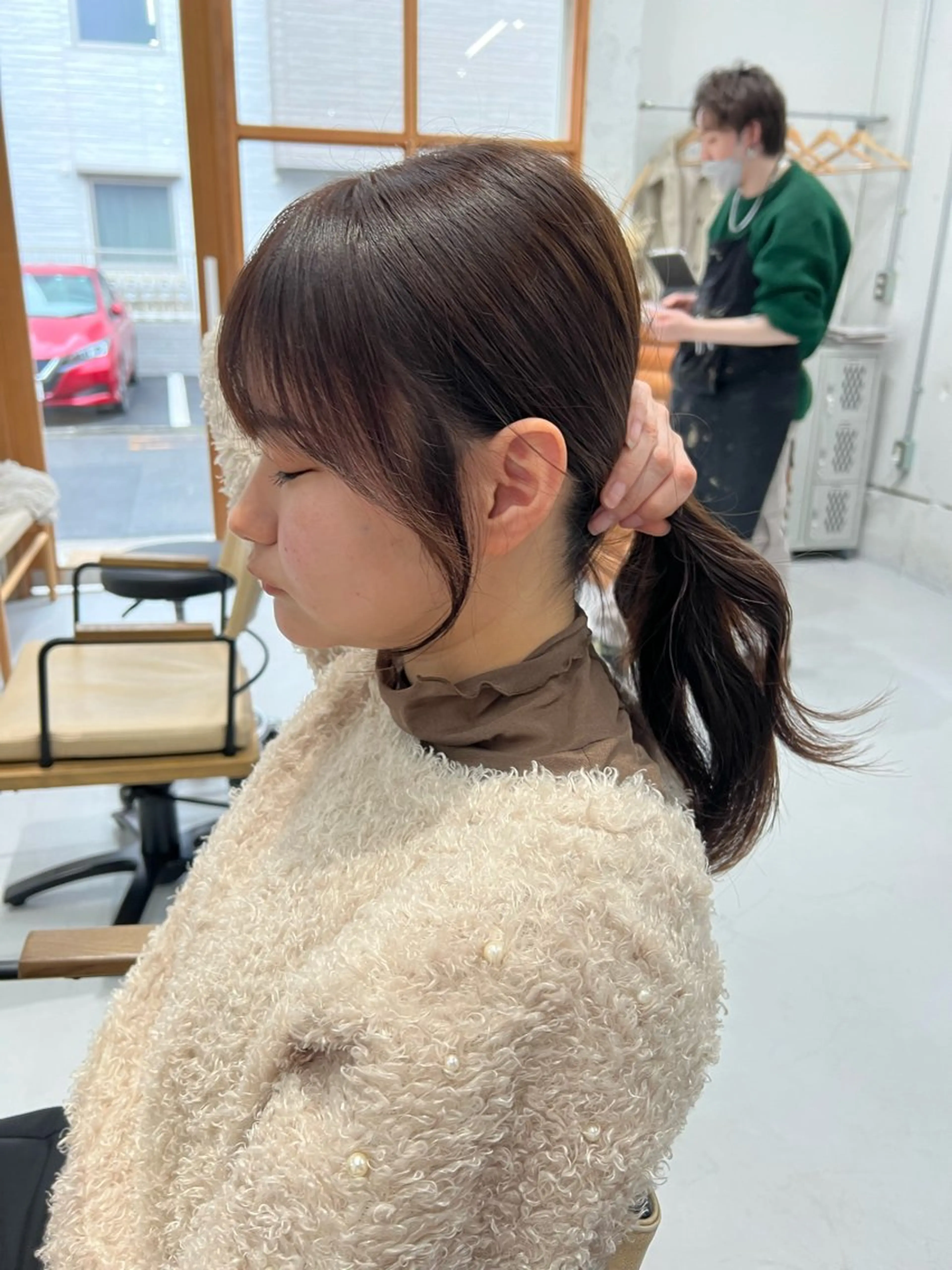 ロング ショートボブ／川崎 子安健太のヘアスタイル