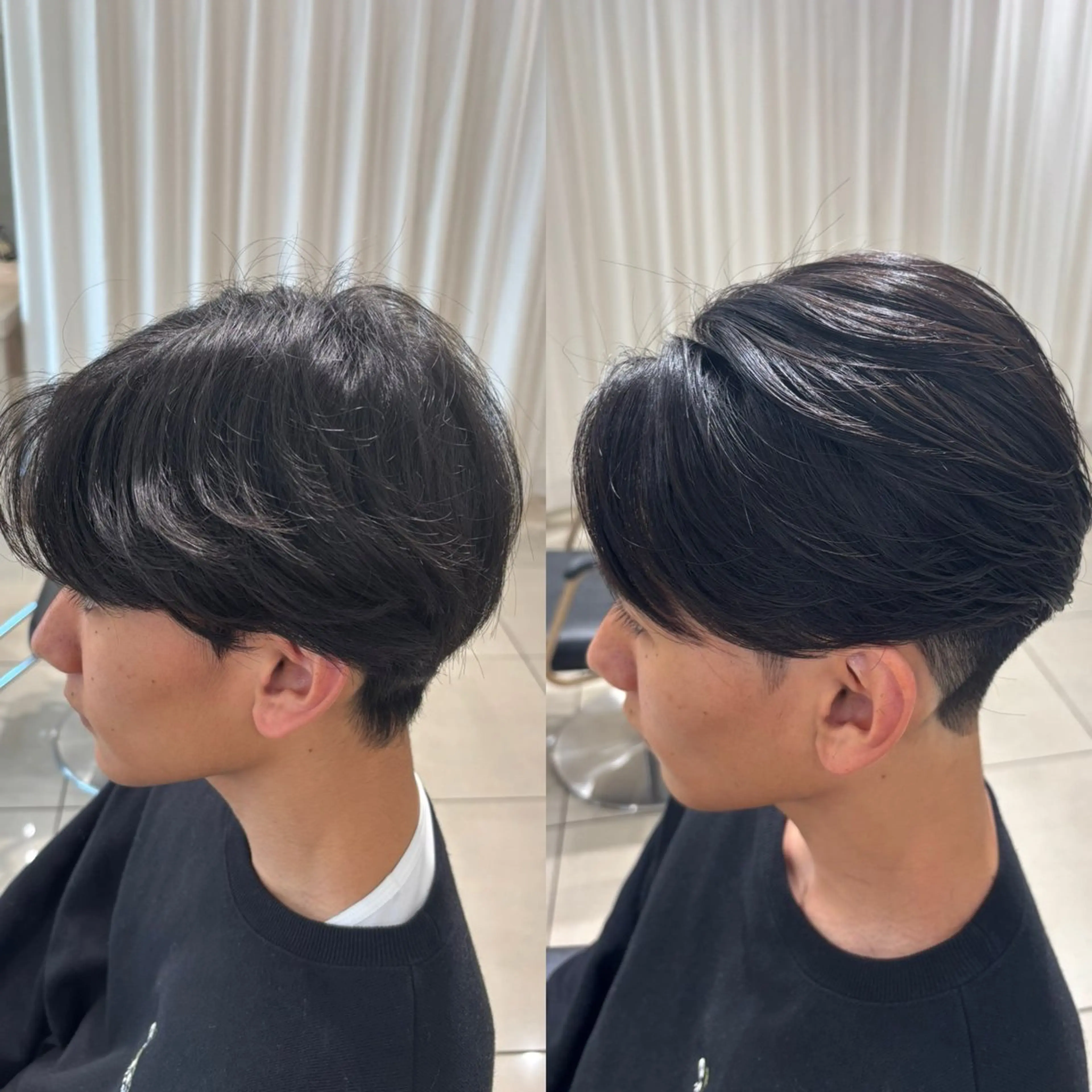 ミディアム パーマ メンズ カット 縮毛矯正 トリートメント メンズ支持率エリア No.1/keitaのヘアスタイル