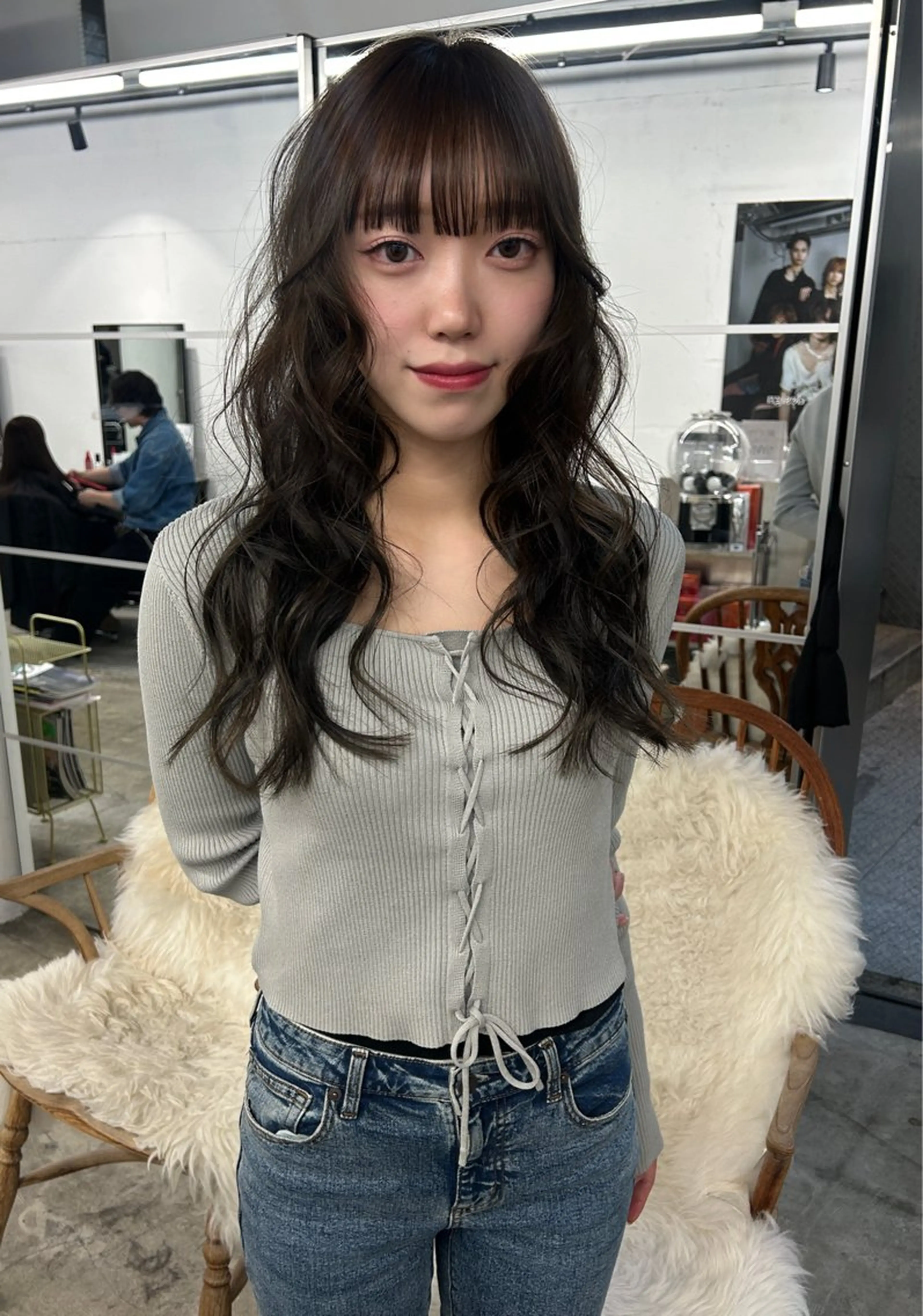 ロング カット ヘアカラー レイカ /ハイトーンのヘアスタイル