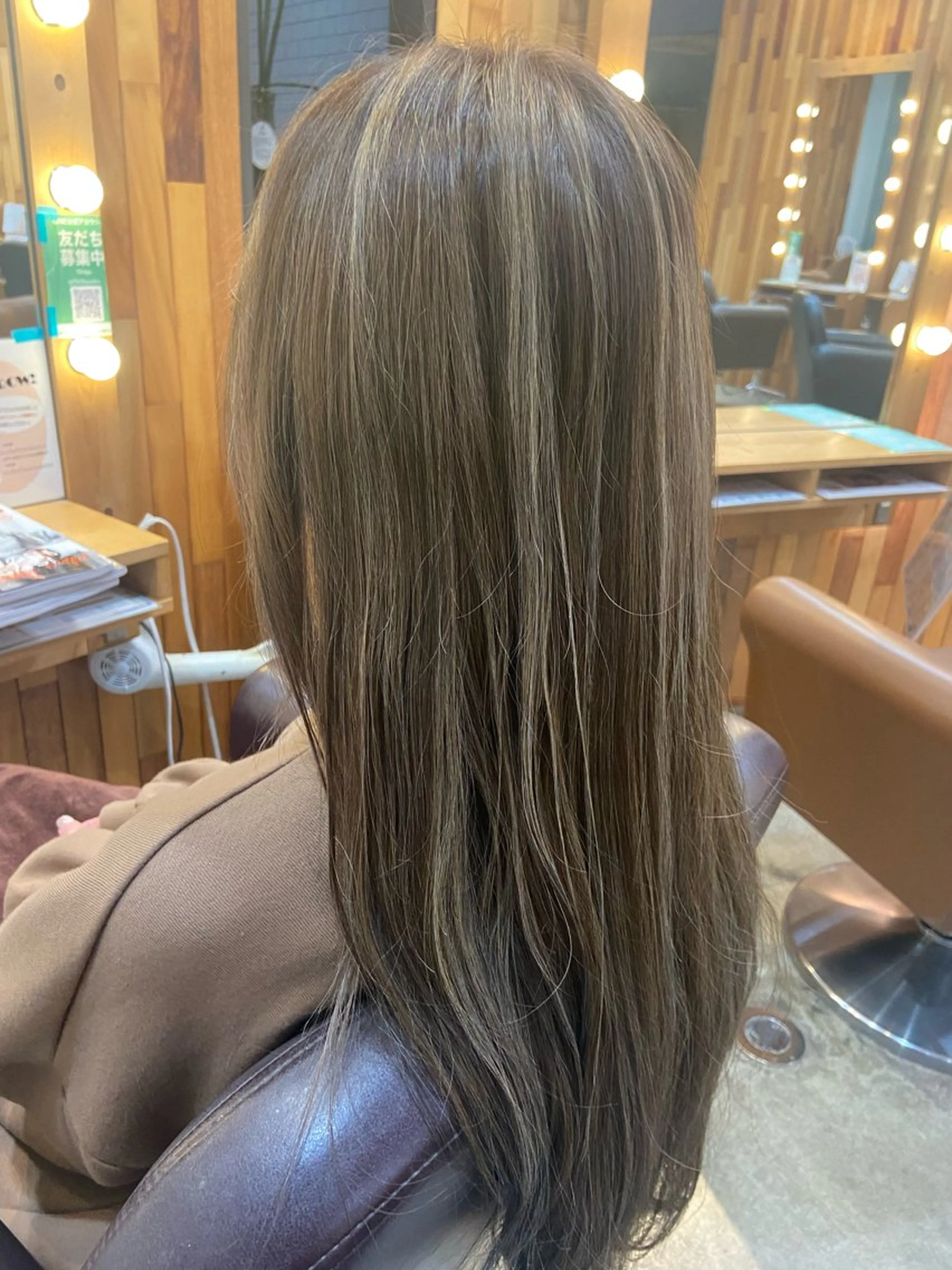 ロング カラー 髙橋紋菜🍏 イオンモール名取2階のヘアスタイル