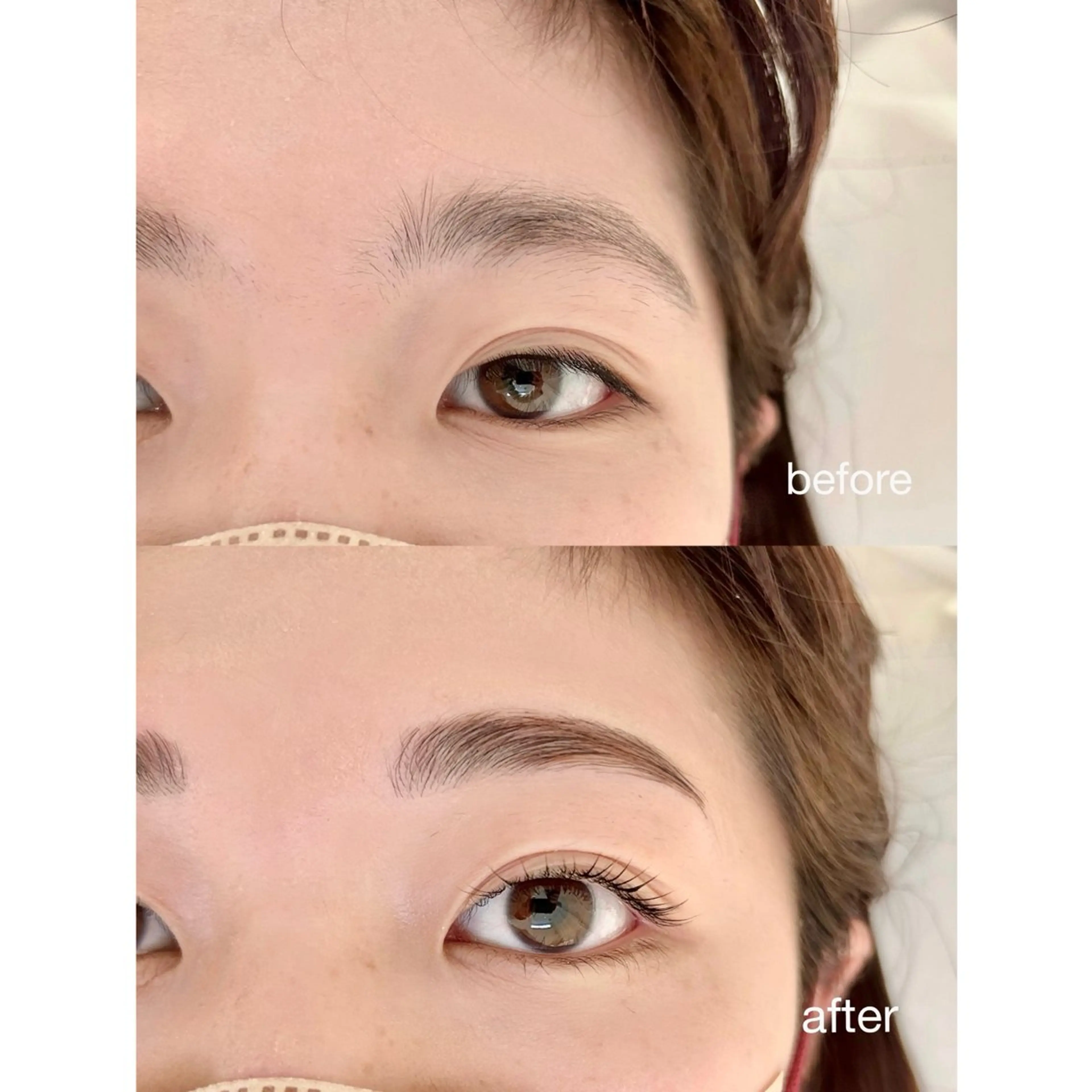 マツエク・マツパ 一重×まつ毛パーマ Lowen kahoのマツエク・マツパデザイン