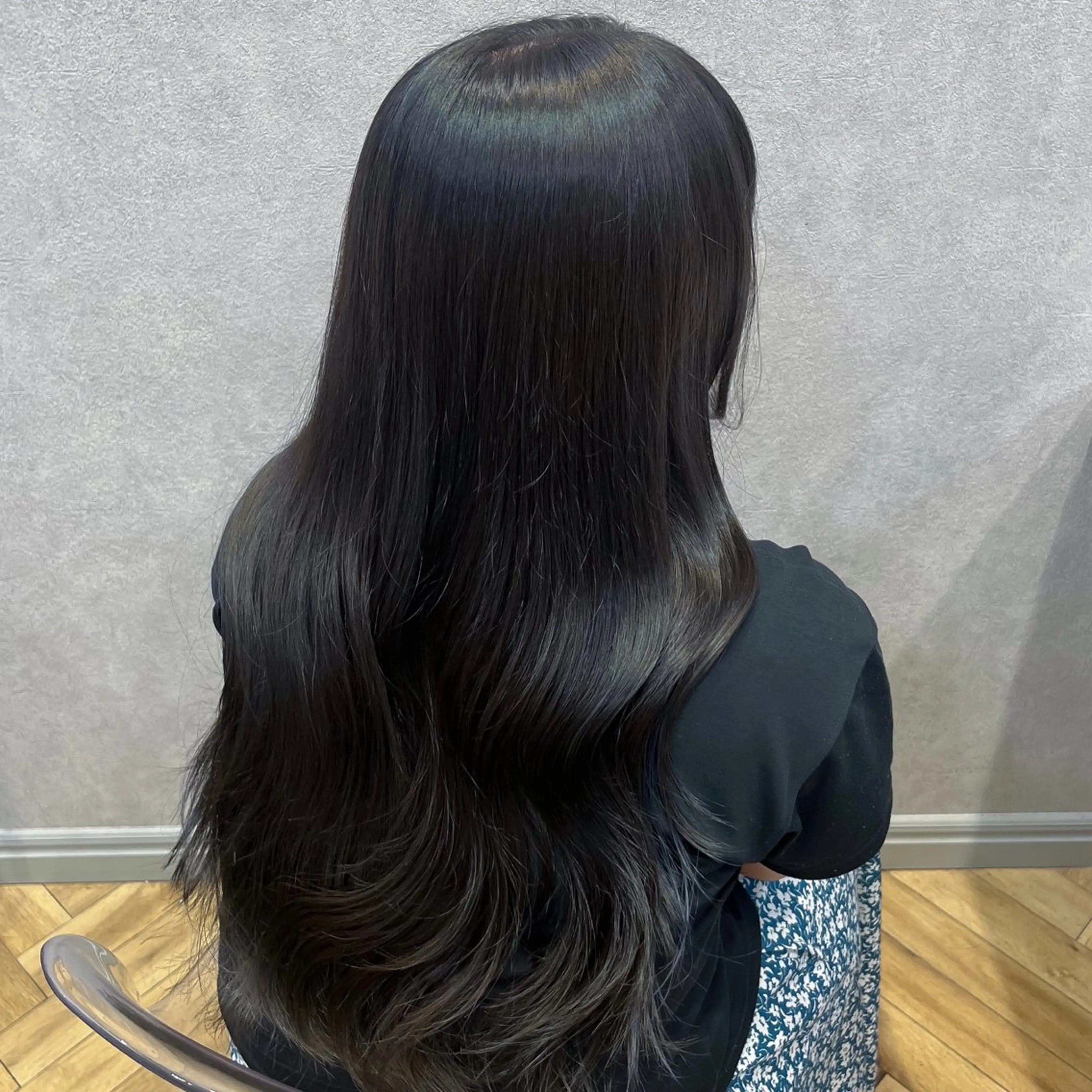 ロング カラー 韓国ヘア/艶髪/ 透明感カラー/つぐみのヘアスタイル