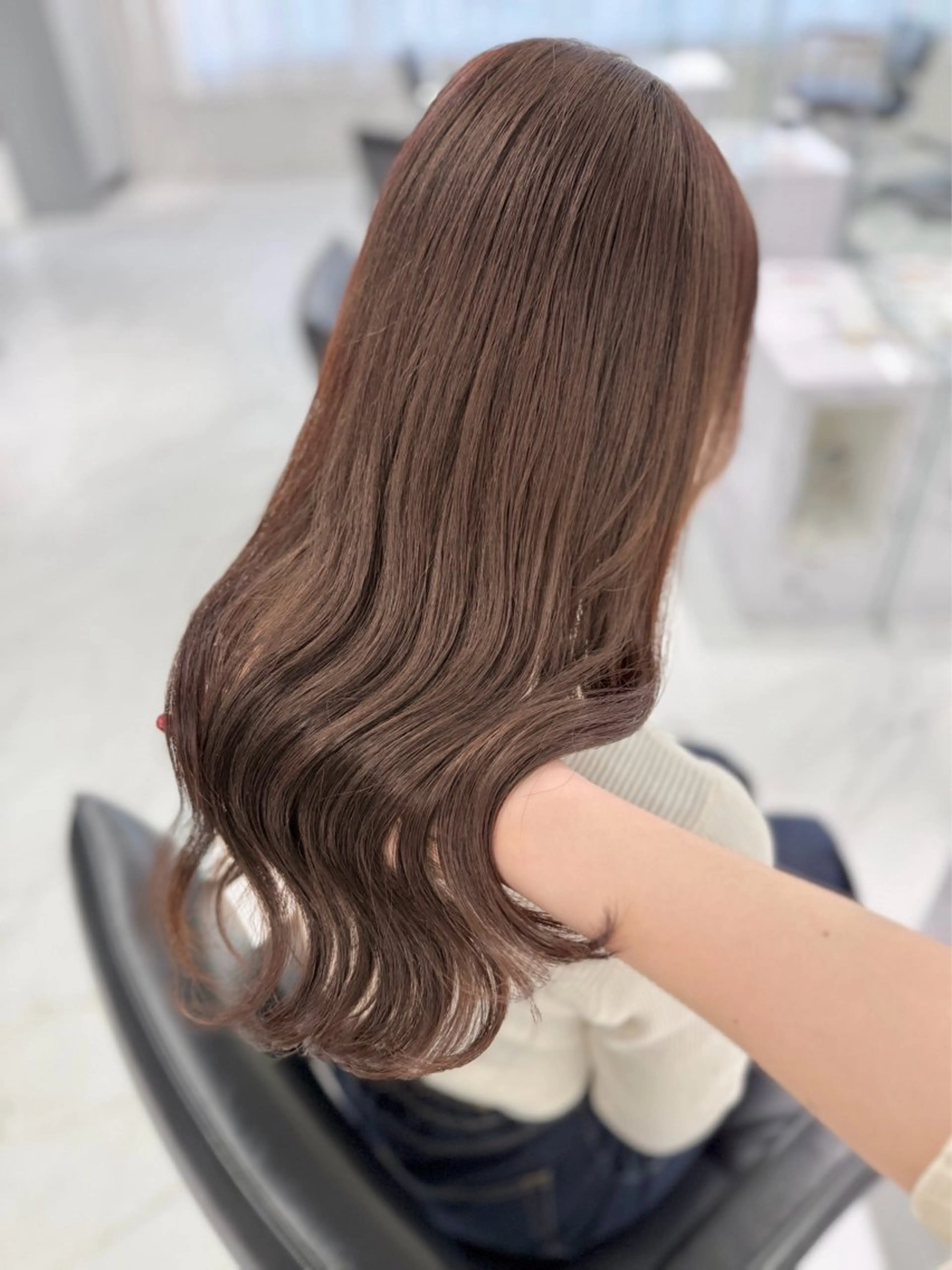 ヘアカラー sena⌇ベージュ⌇ ブリーチなしWカラーのヘアスタイル