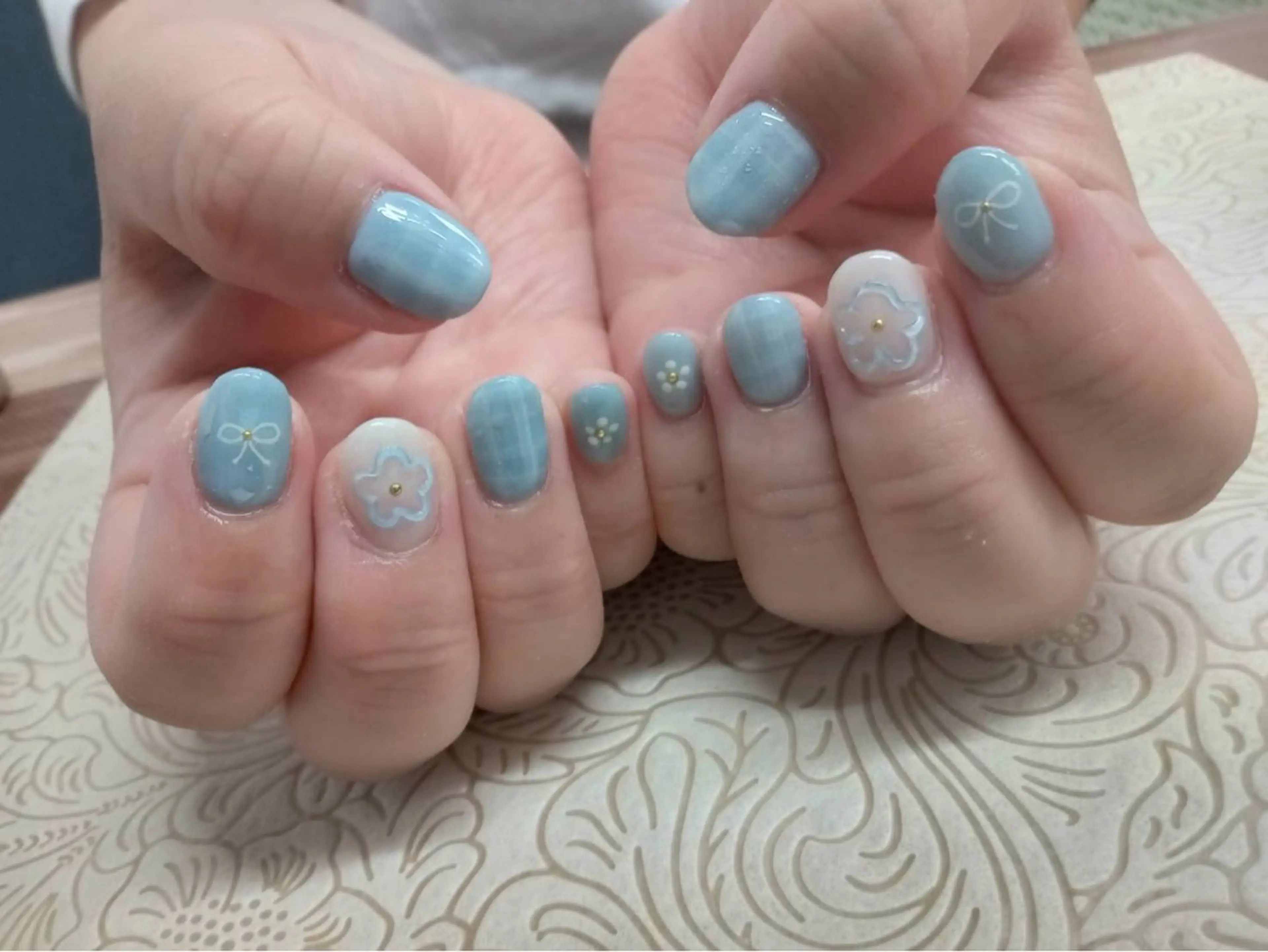 ネイル フラワーネイル precious nail  roomのネイルデザイン