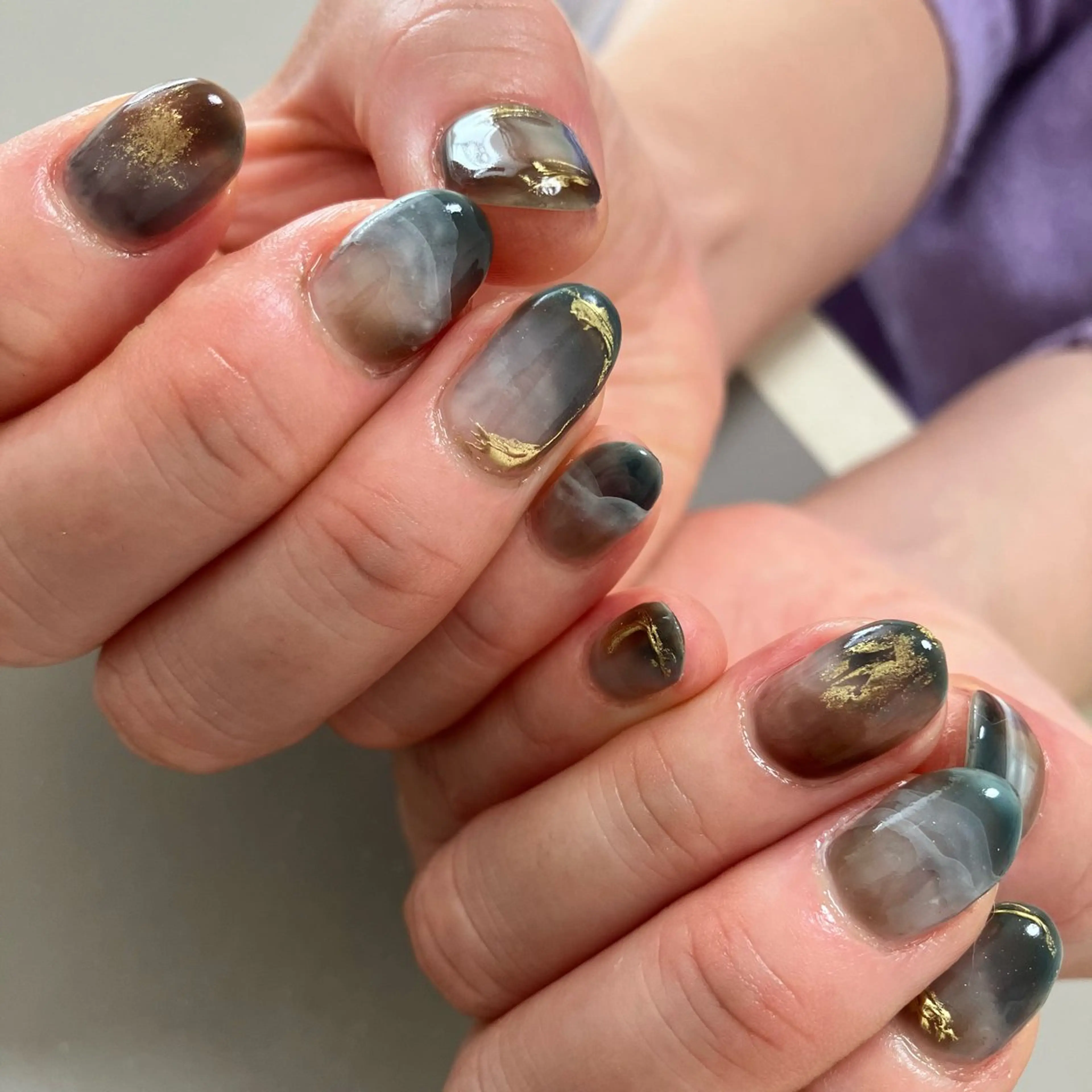 ネイル ニュアンスネイル mmai_ linoahnailのネイルデザイン