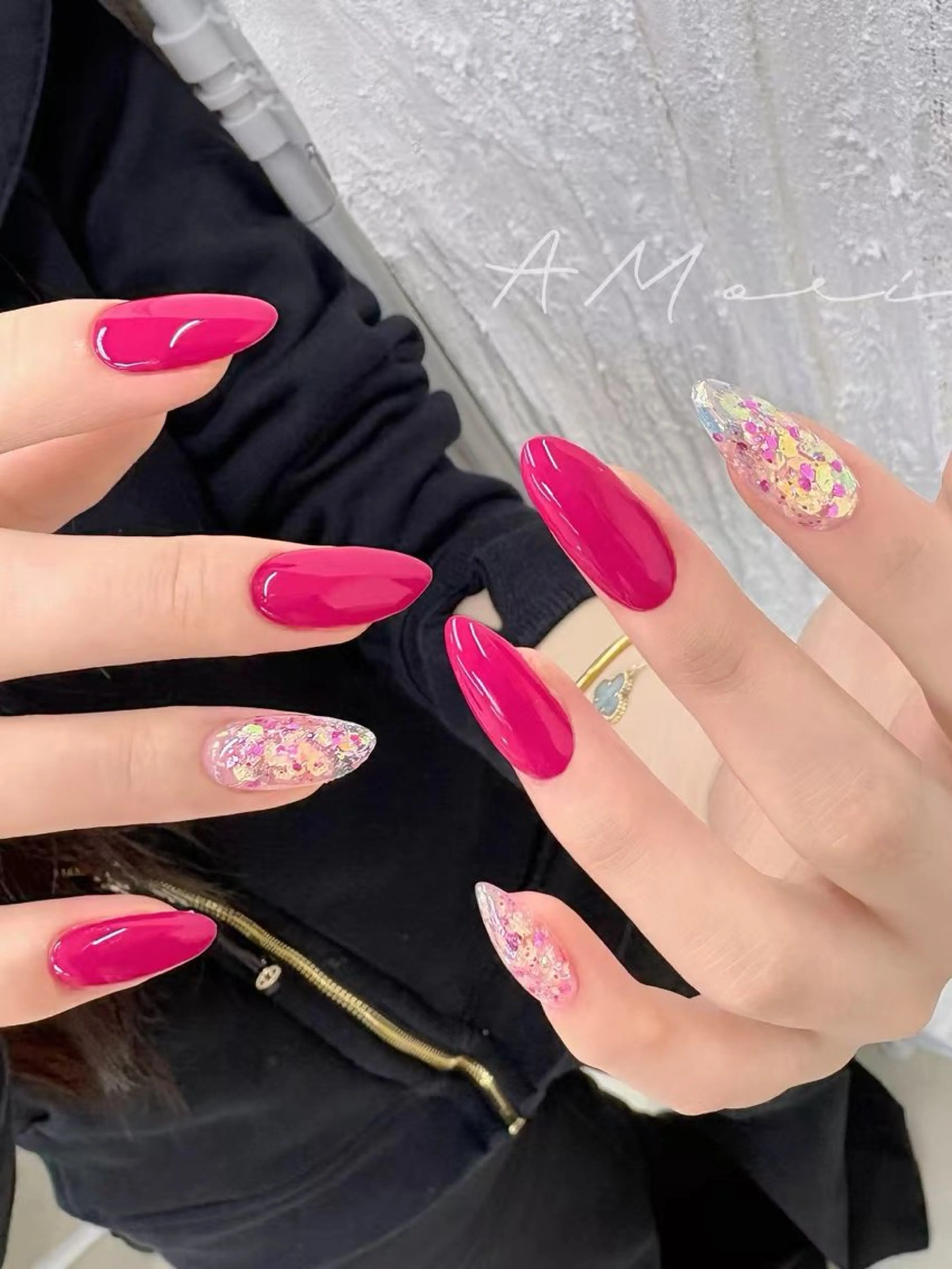 200色以上♥ワンカーラ・ラメ（2色まで可能）指先がキラキラ 3880円の写真