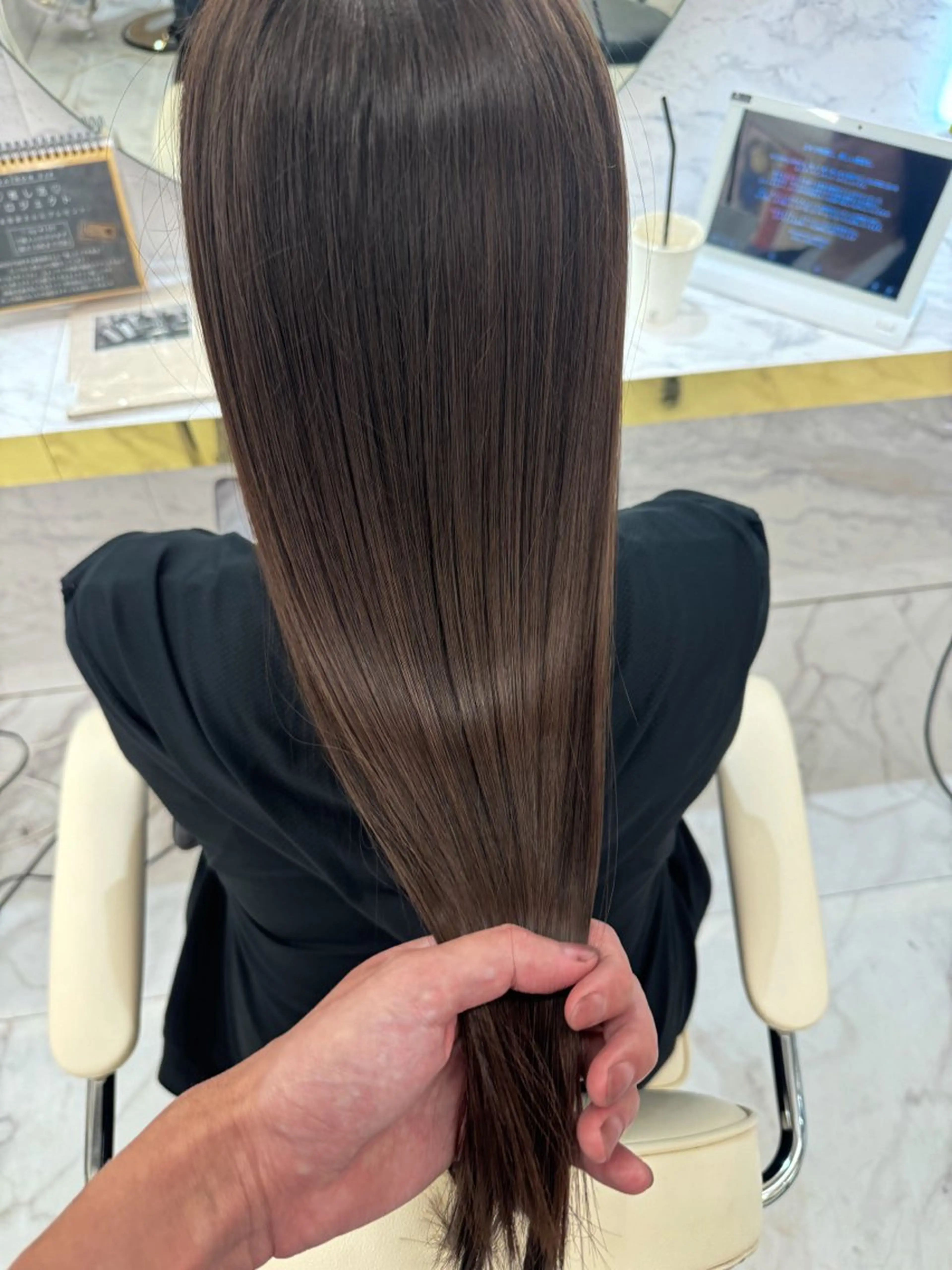 ロング トリートメント シンタニナオト /梅田茶屋町のヘアスタイル