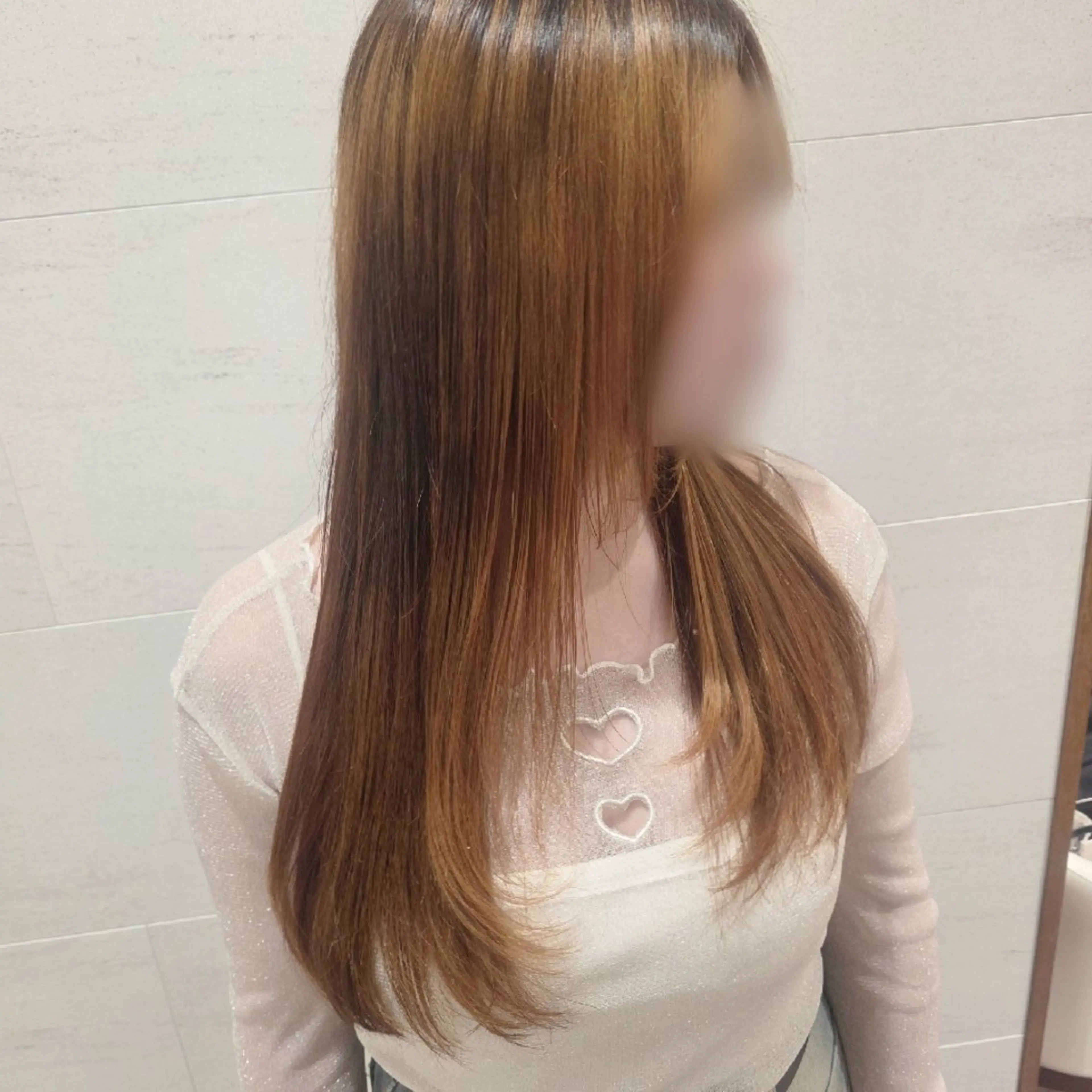 【肩下ロングの方限定】メンテナンスカット＋ワンカラー＋トリートメント付の写真