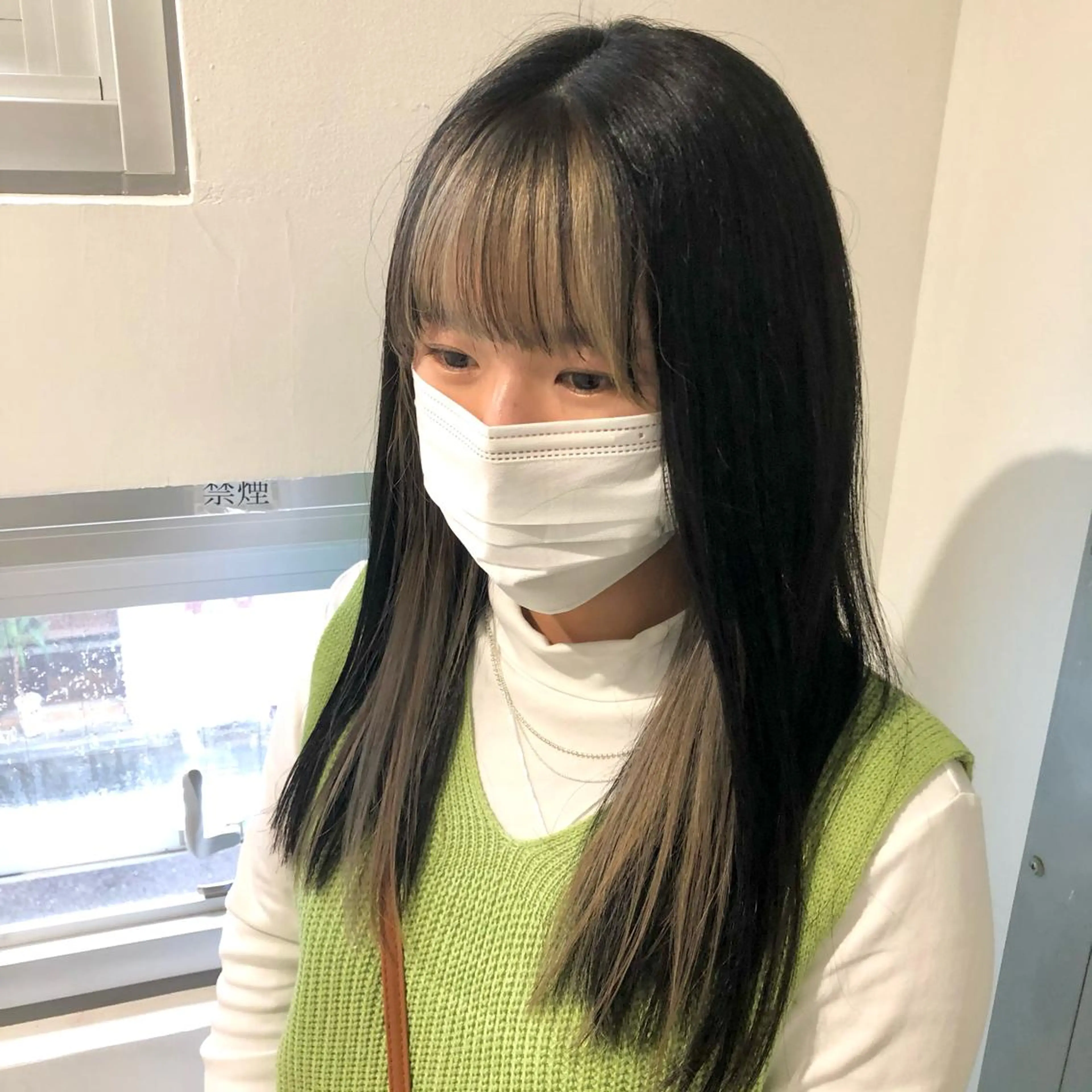 ロング カラー ヘアアレンジ 🤍清楚系 韓国レイヤー🤍拓朗のヘアスタイル