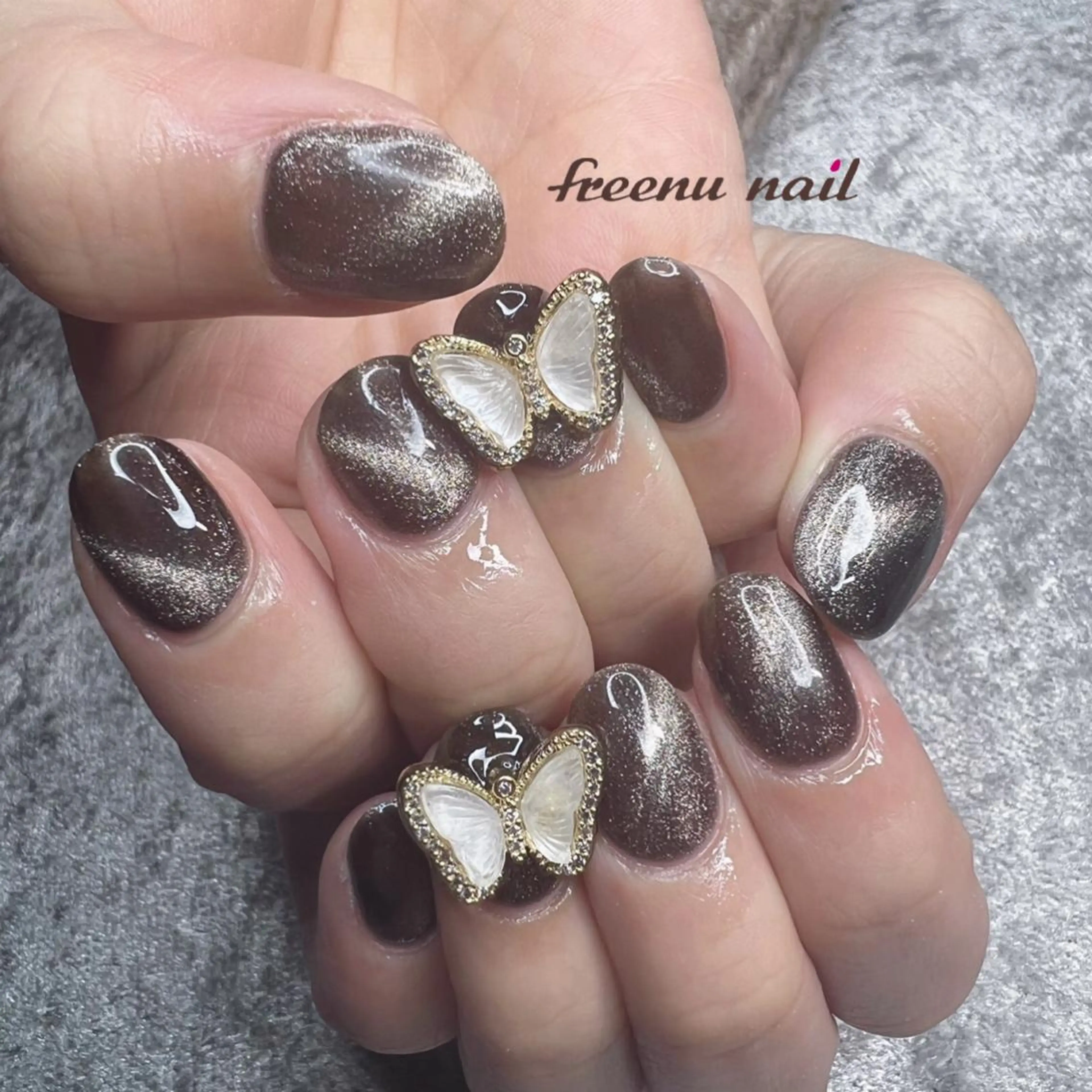 ネイル マグネットネイル ハンドネイル freenu nail【24H】のネイルデザイン