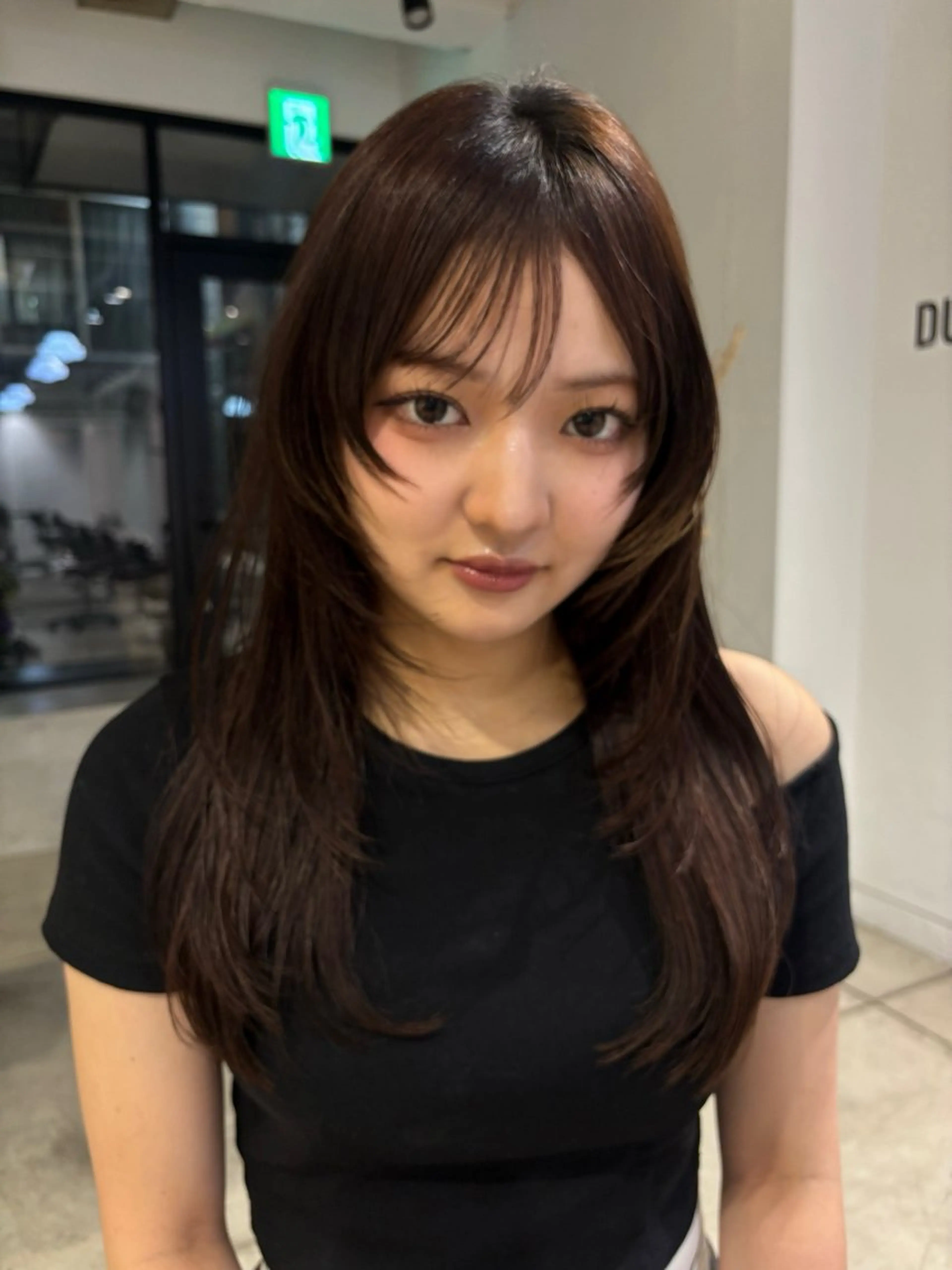 セミロング カラー 艶カラー🎀メンズ カットasunaのヘアスタイル