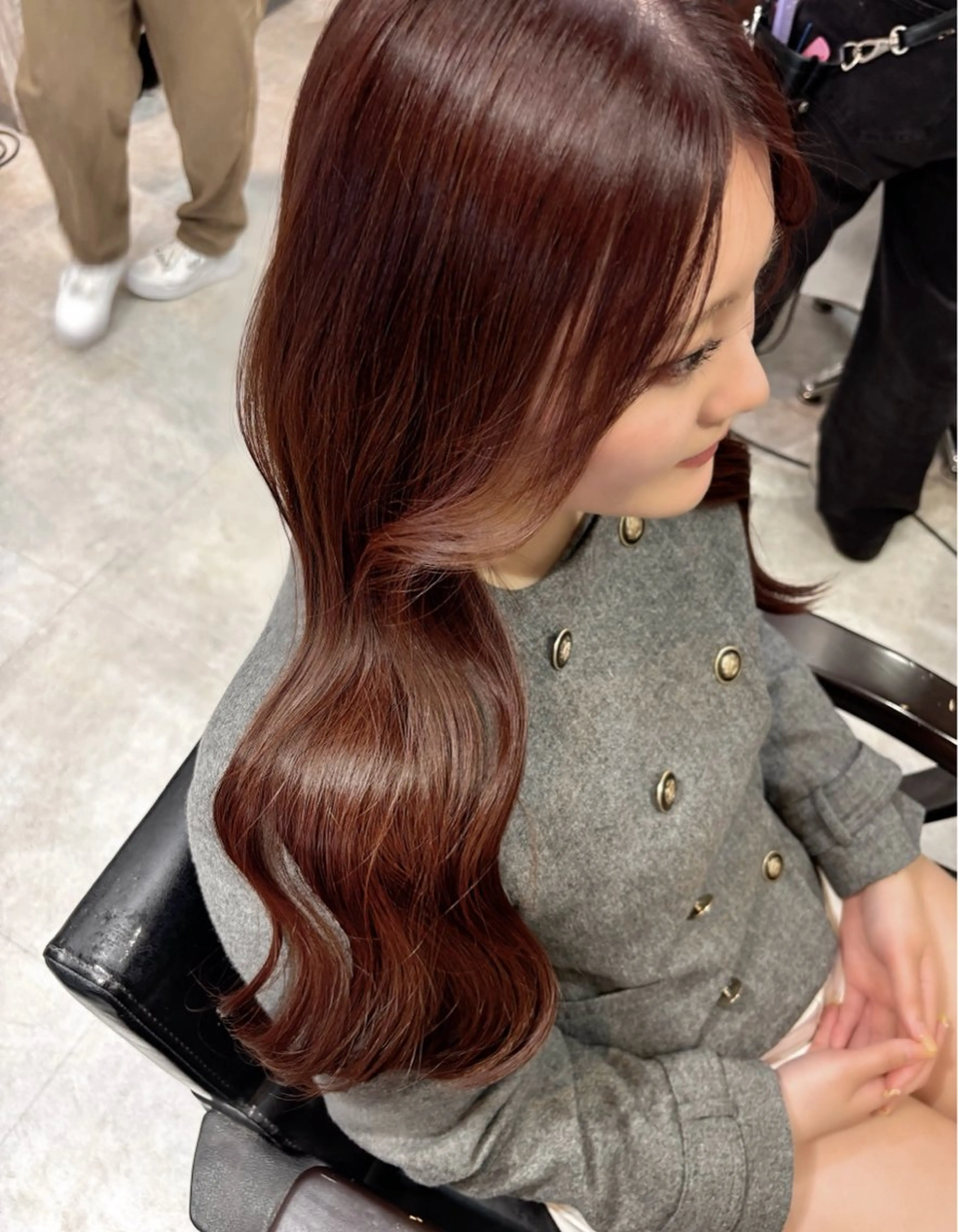 カット+カラー+生水素トリートメント◎髪の中の活性酸素を除去し髪の深部から髪質改善を✨髪のハリコシ、老化、気になる方に◎の写真