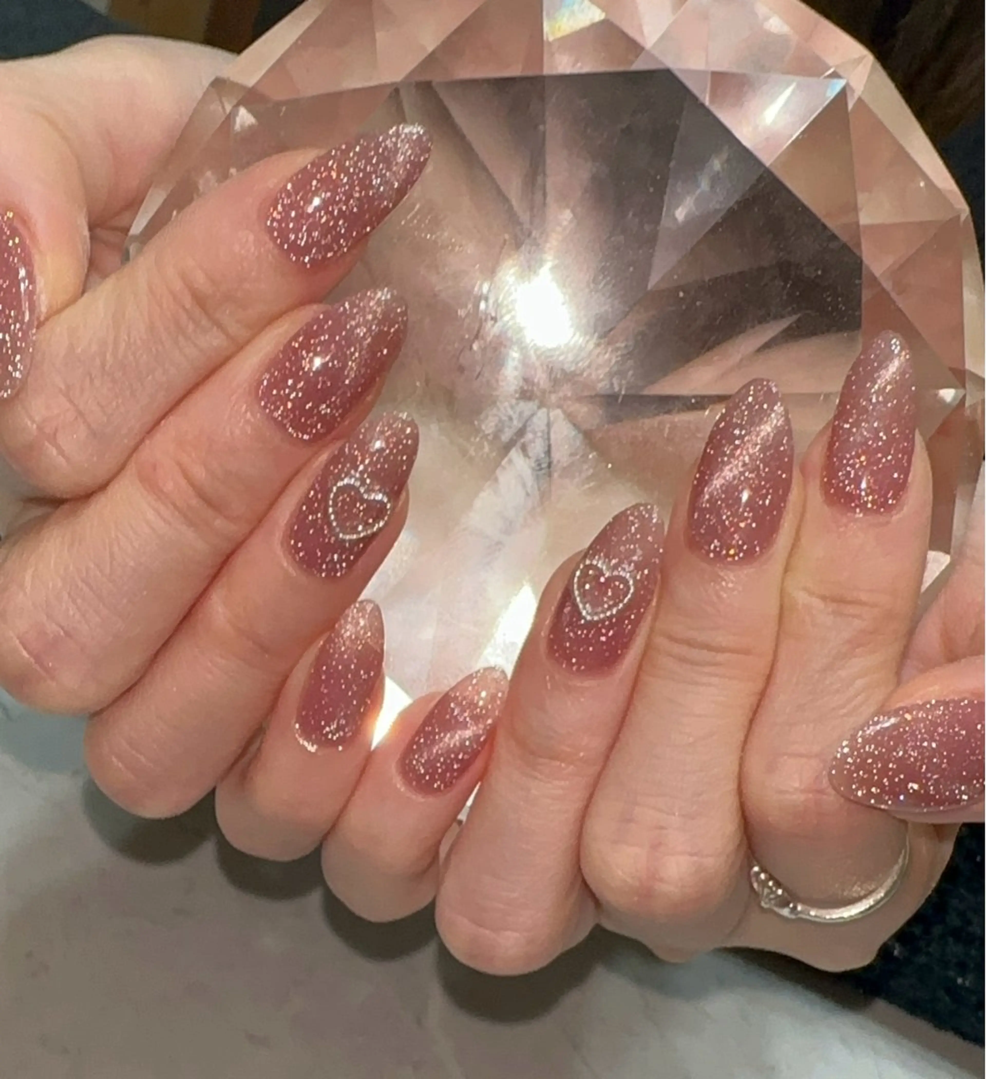 ネイル フラッシュネイル フラッシュマグ キラキラネイル with nail.のネイルデザイン