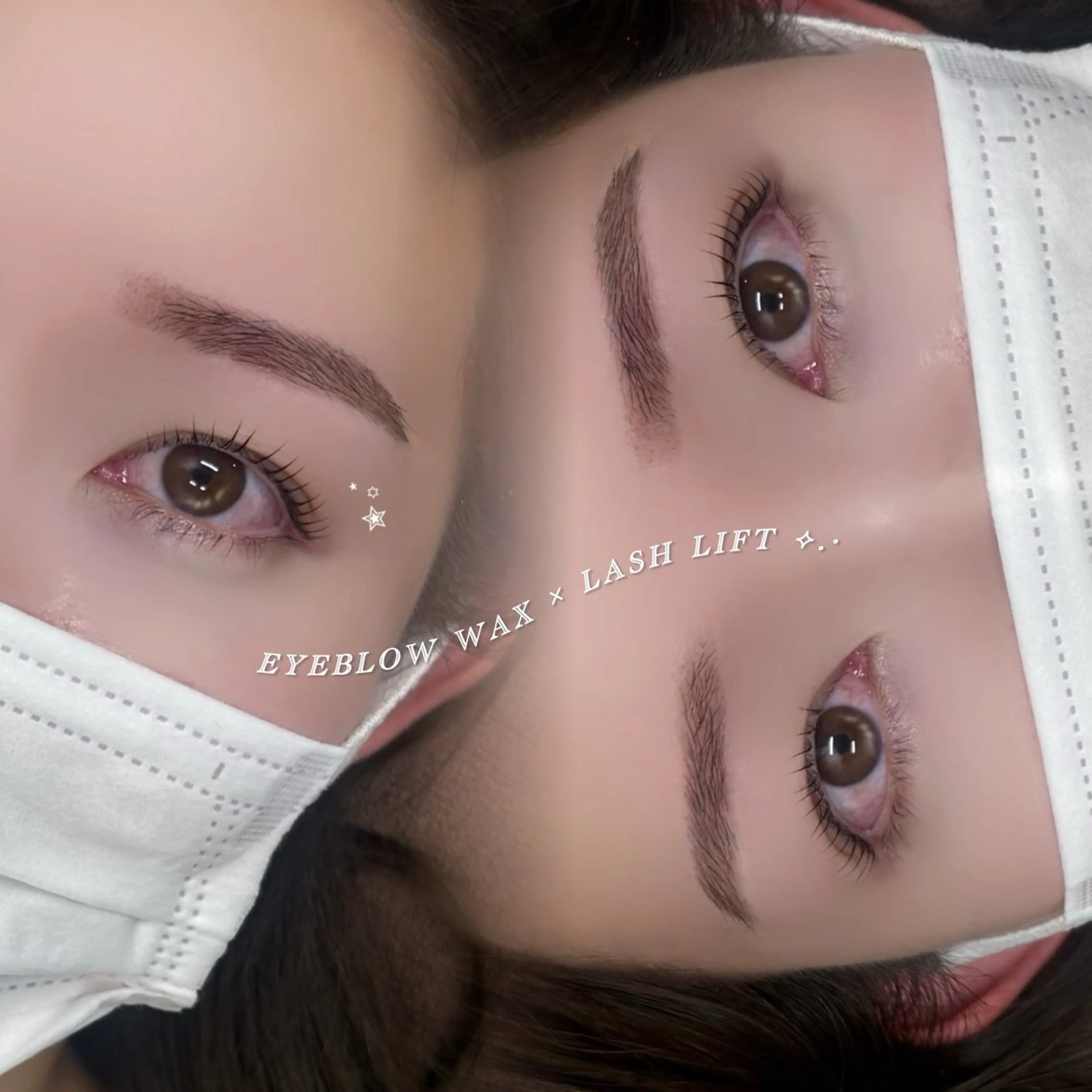 【お得セット 人気No.1 ⋆✦】眉毛WAX ×まつ毛パーマ 🪄ྀིの写真