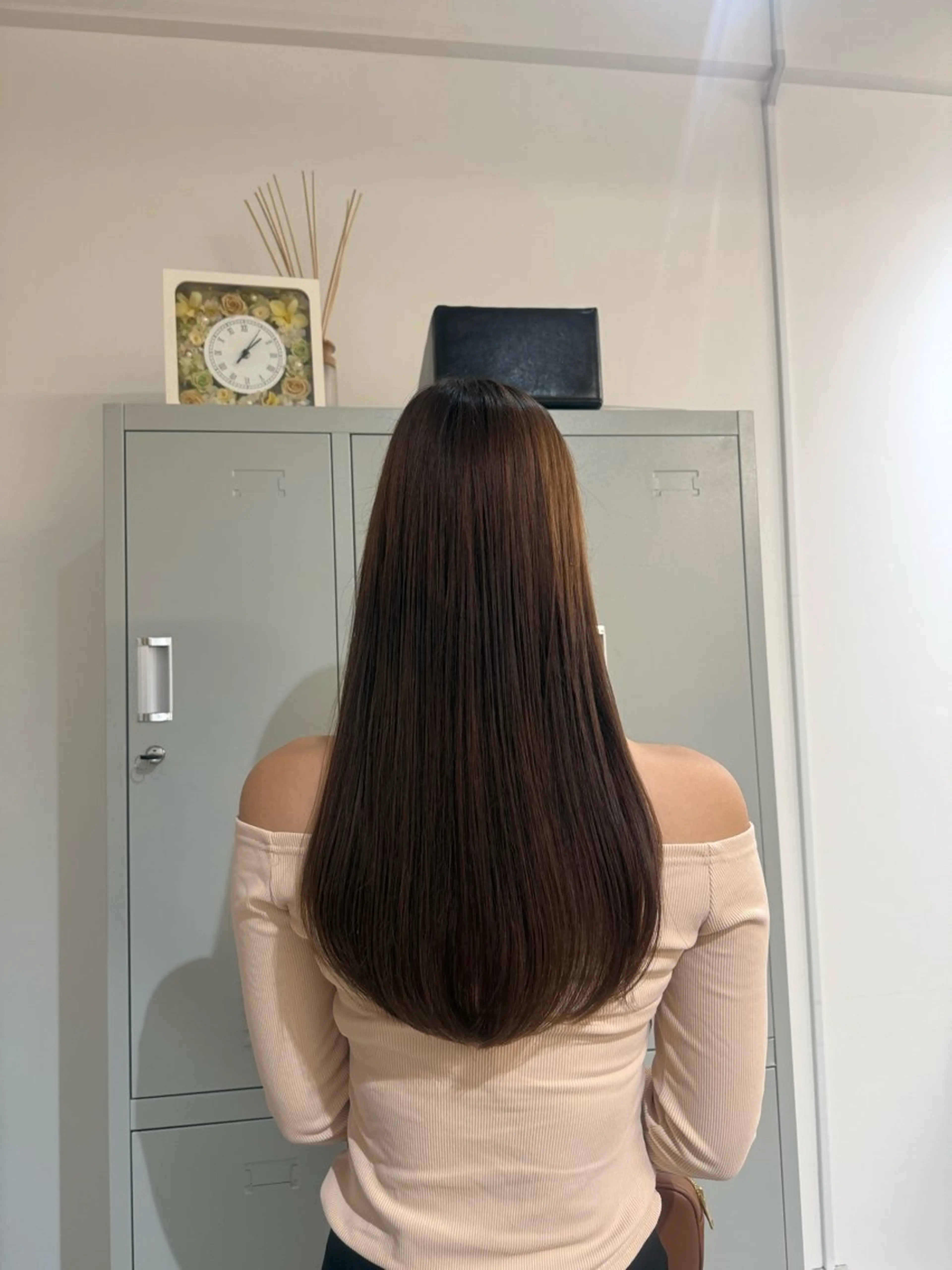 ロング 透明感カラー🫧 🍒久留米美容室のヘアスタイル