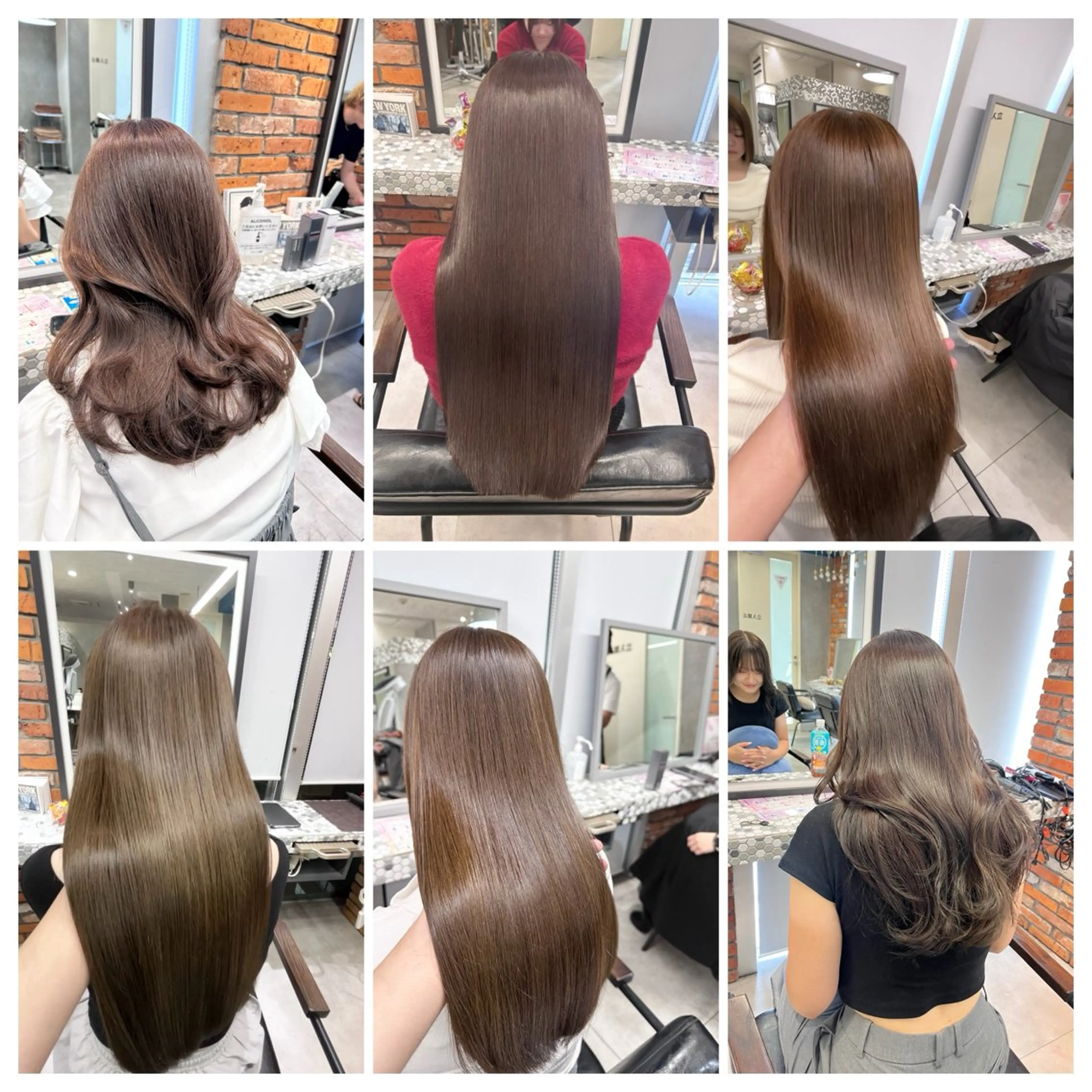 ロング 赤みゼロカラー 藤並純のヘアスタイル