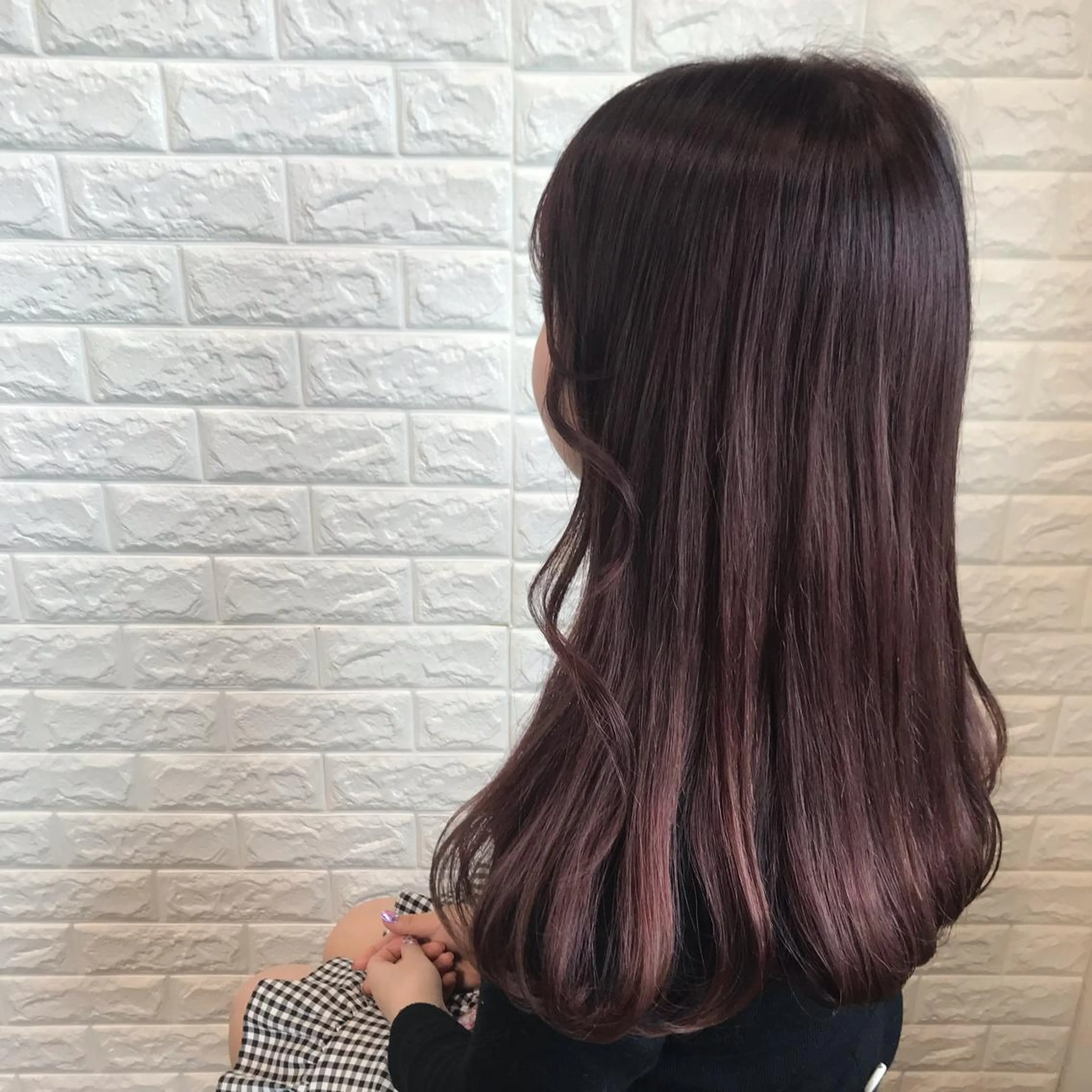 ロング カラー ヘアアレンジ 烏丸韓国ヘア🇰🇷 ayaka🎀のヘアスタイル