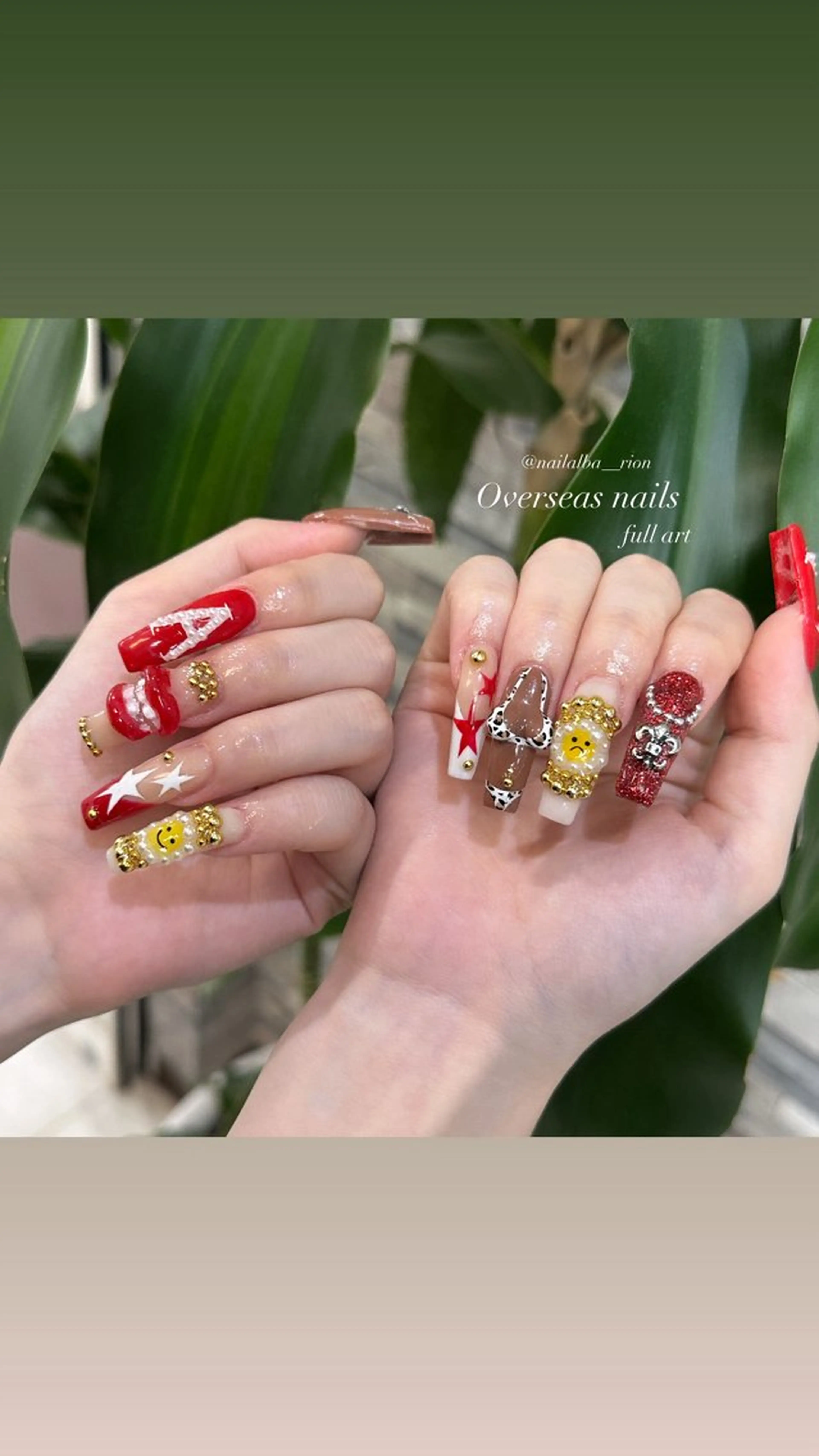 ネイル 加納 莉音のネイルデザイン