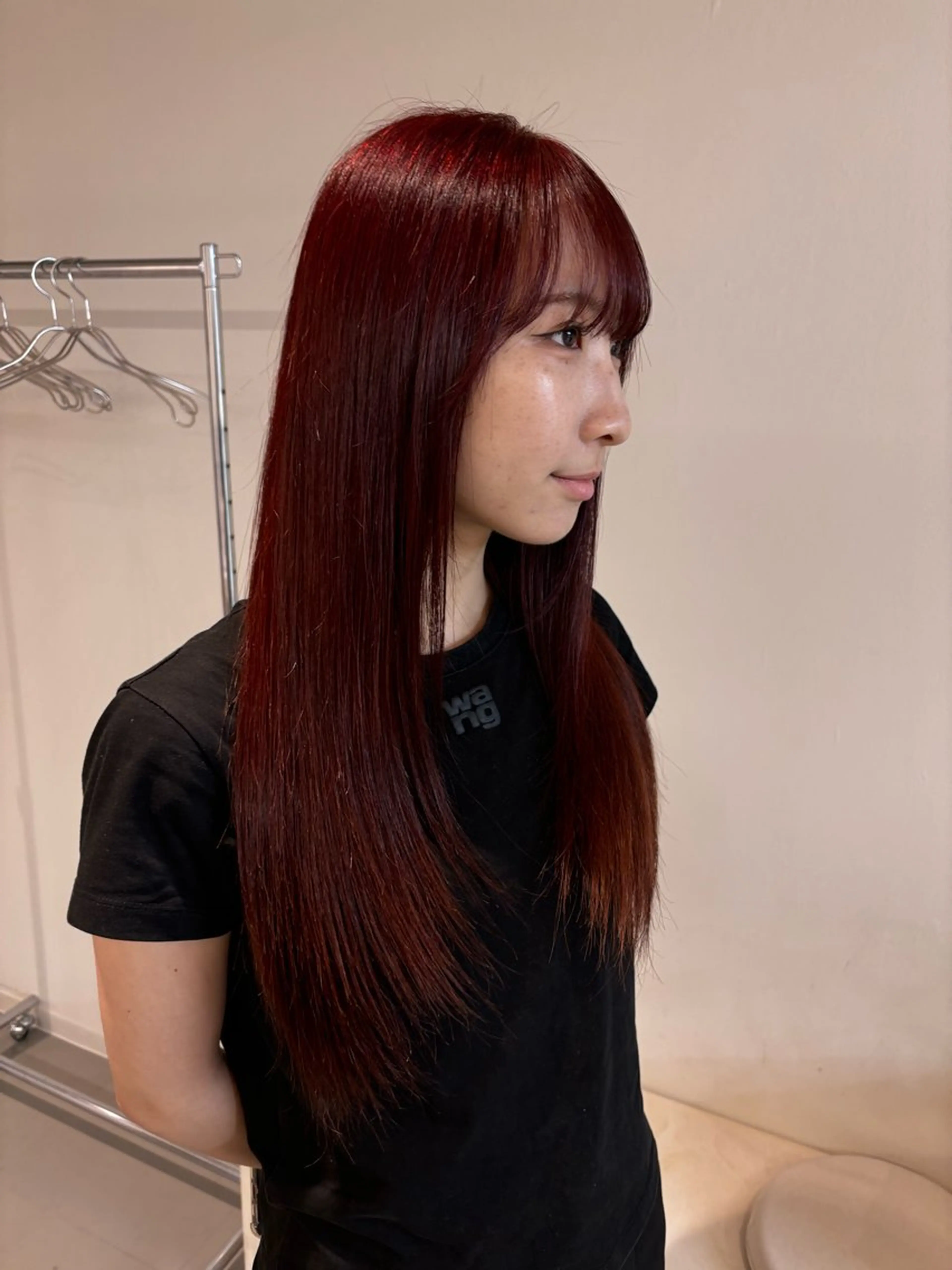 ロング カラー ' RYOKAのヘアスタイル