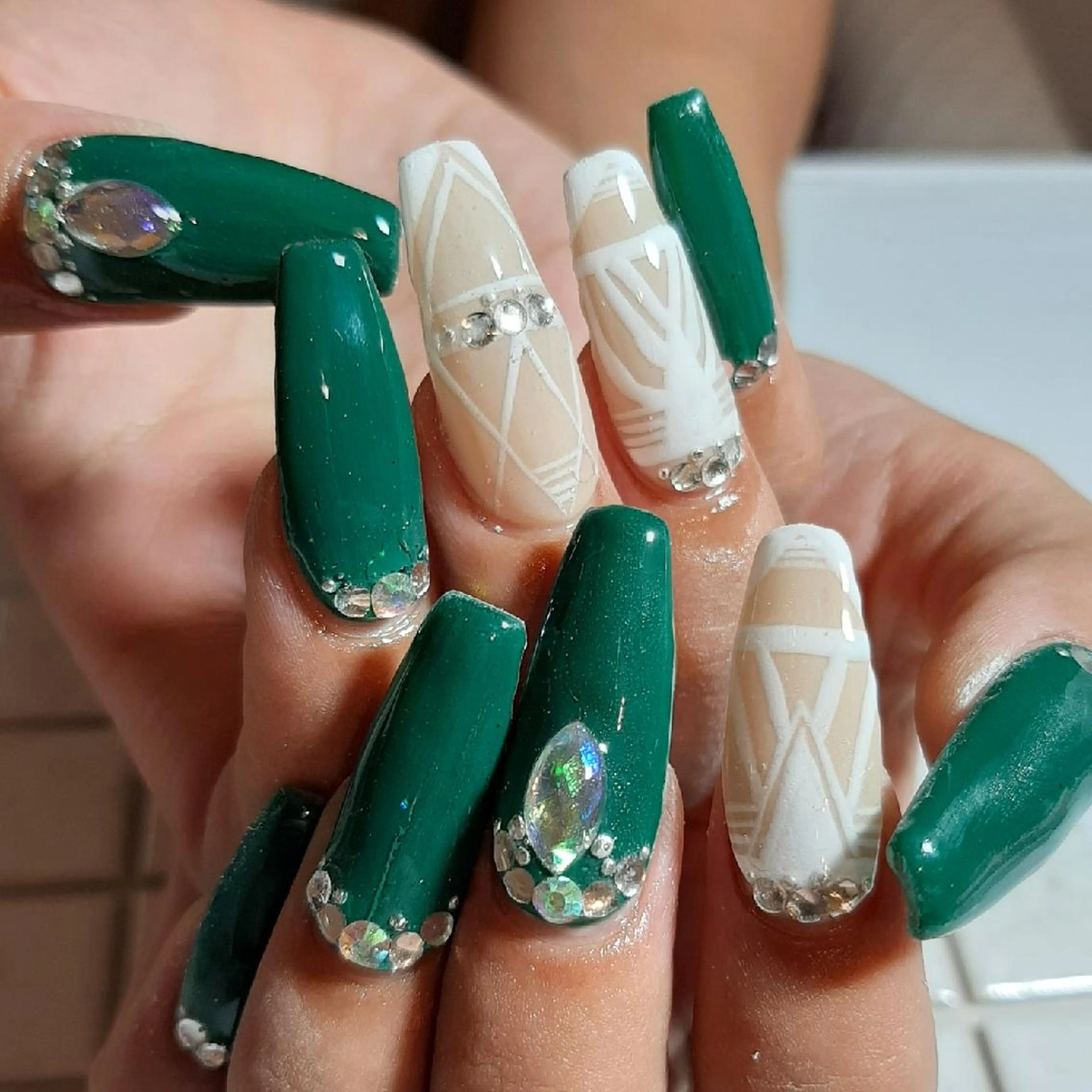 ネイル ロングネイル スカルプネイル ハンドネイル private salon mieのネイルデザイン