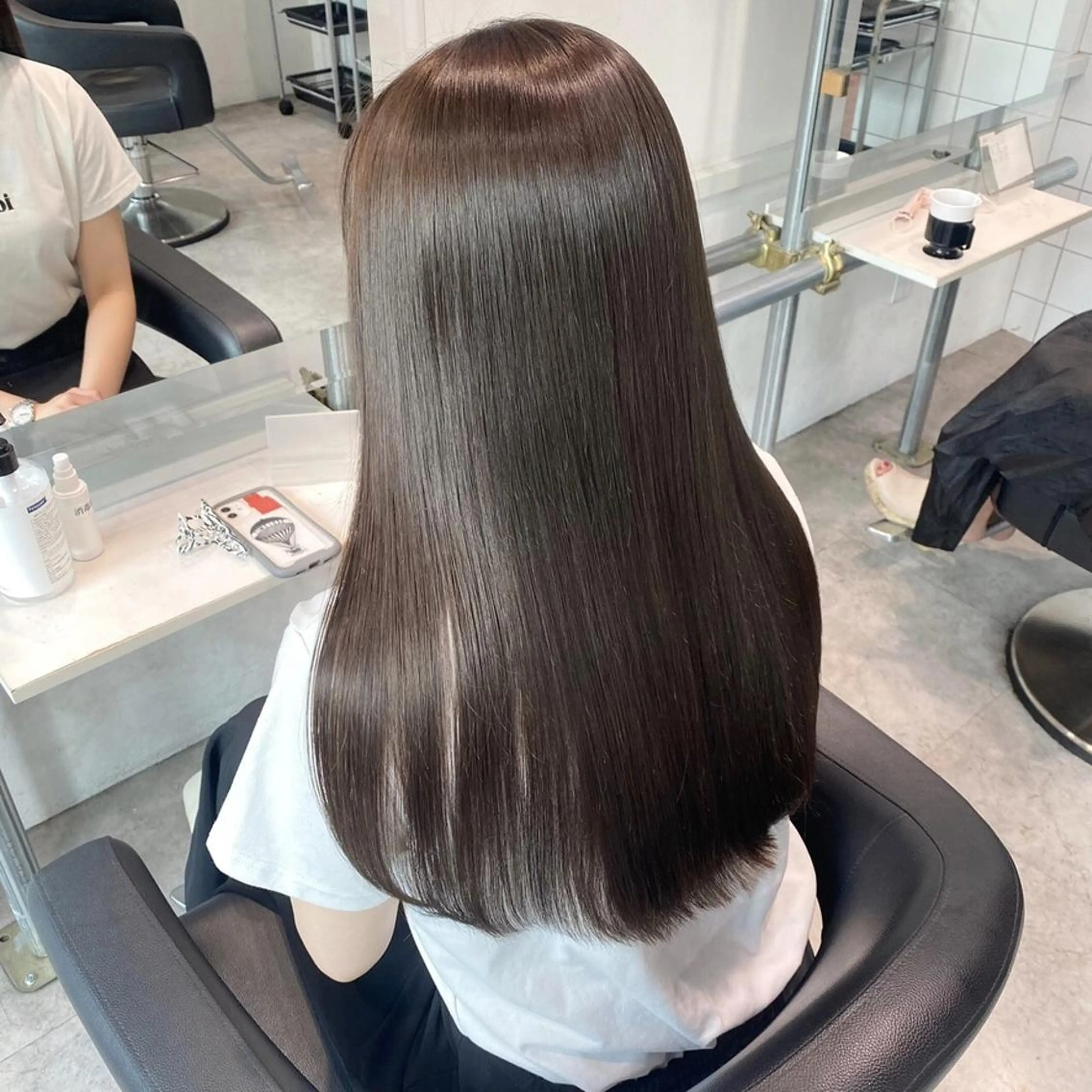 カラー カット トリートメント 韓国風透明感カラー‎ /yurinのヘアスタイル