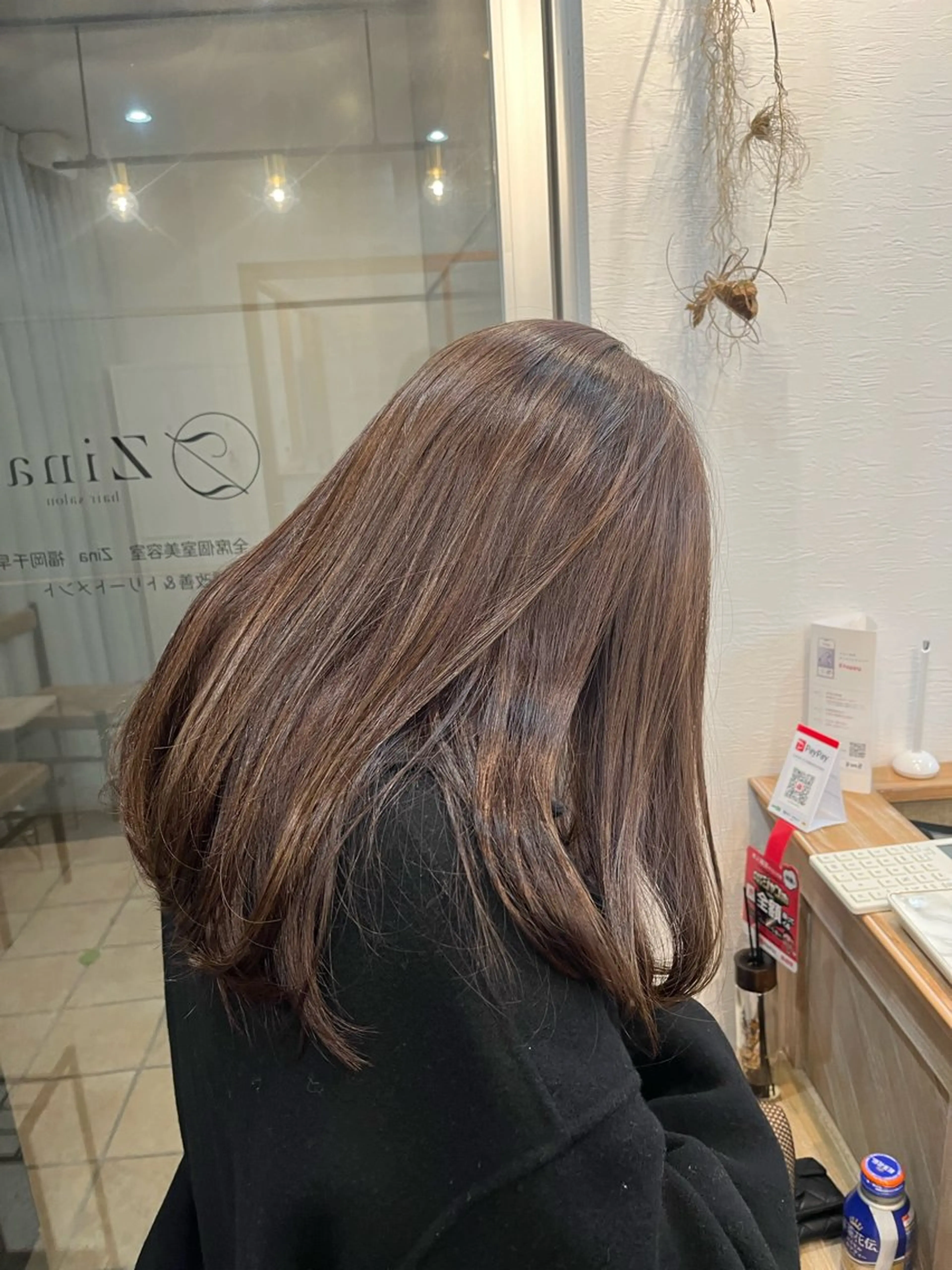 【カットなし】髪質改善カラー+3stepトリートメント+マイクロバブルクレンジングの写真