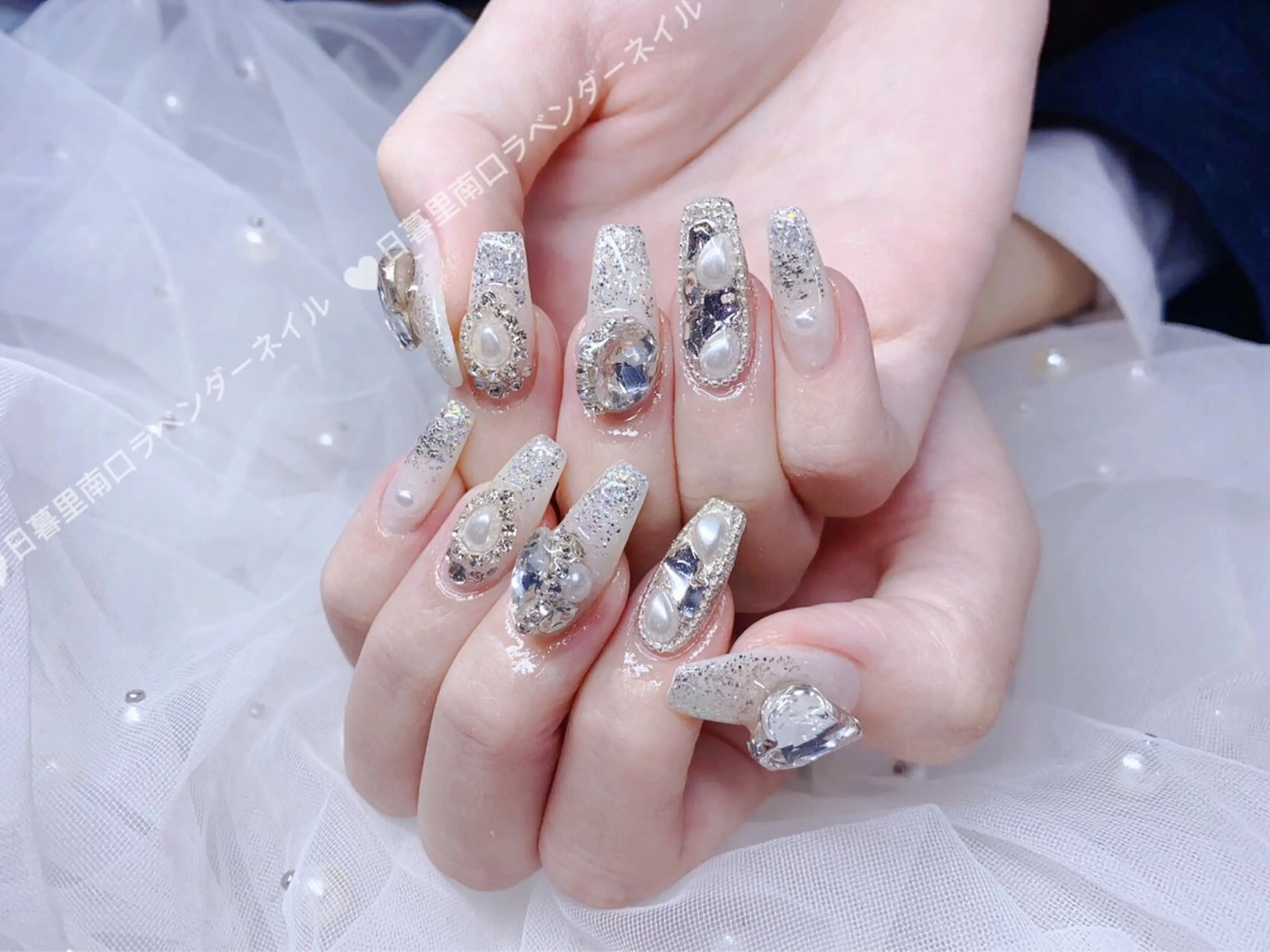 ネイル ラベンダー💖日暮里 ルル💖ネイルのネイルデザイン