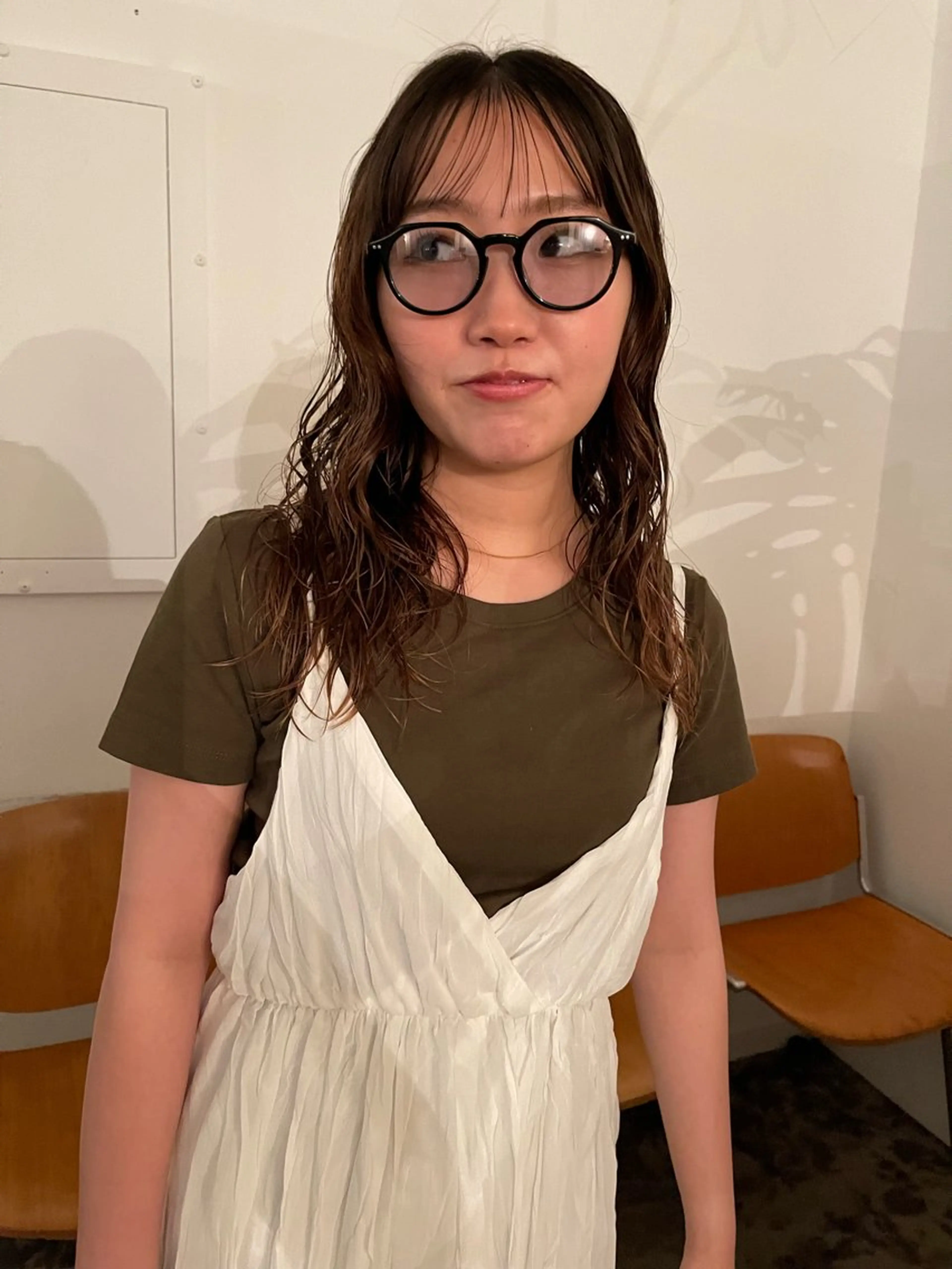 セミロング パーマ Terve.野崎 真里奈のヘアスタイル