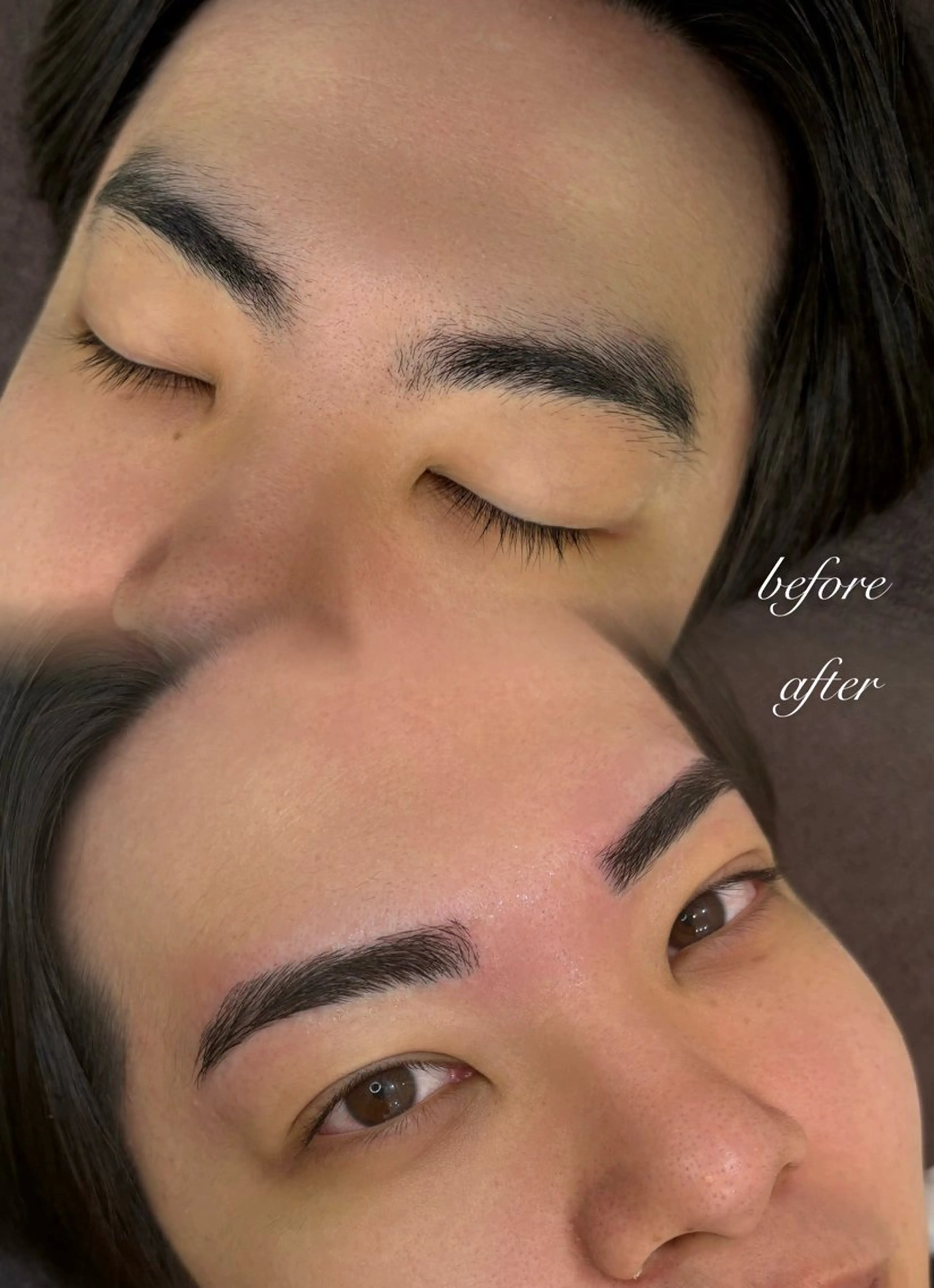 メンズ アイブロウ ワックス脱毛 眉カット most eyes 🤍OHTOMOのマツエク・マツパデザイン
