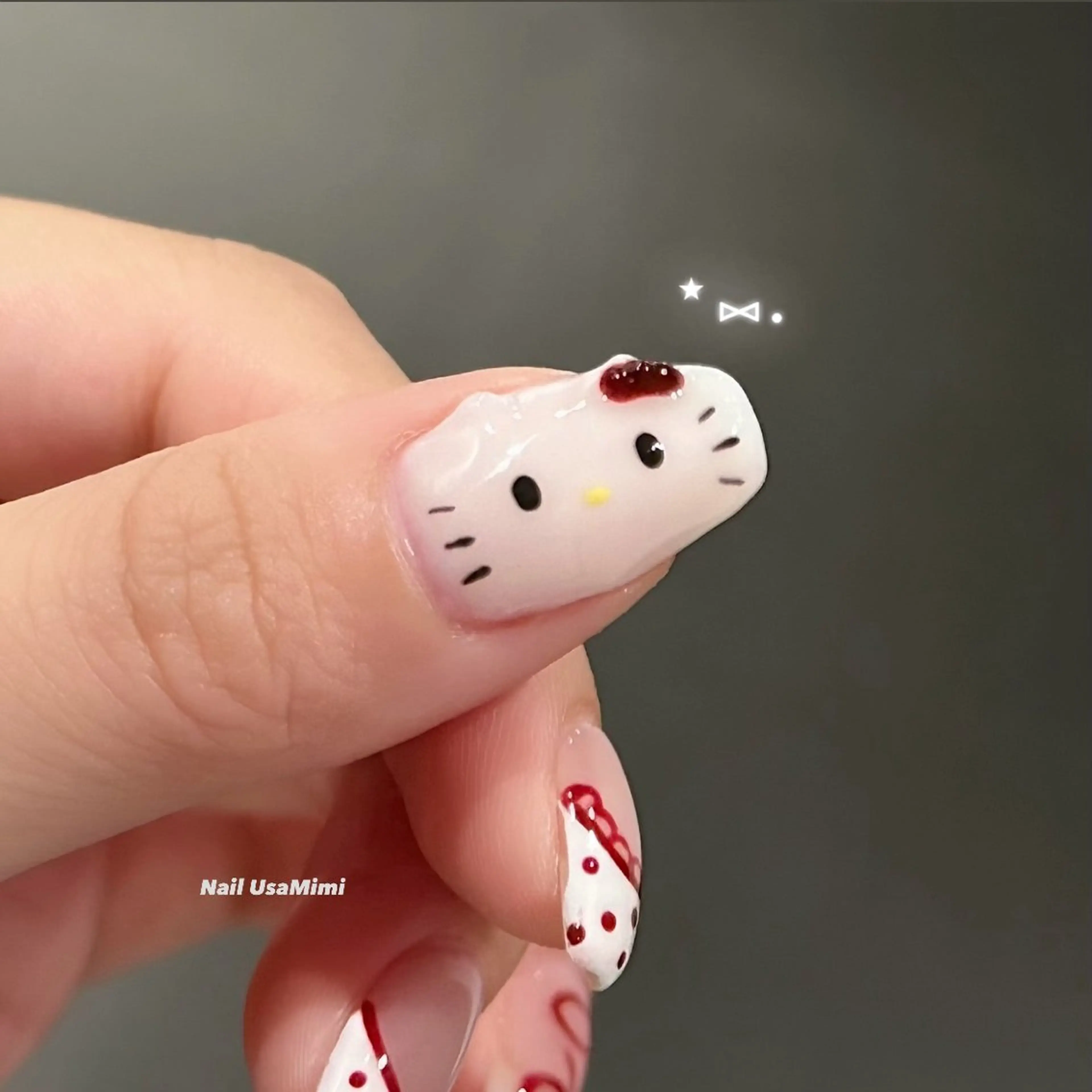 ネイル 本町NailUsaM imi MOMOKAのネイルデザイン